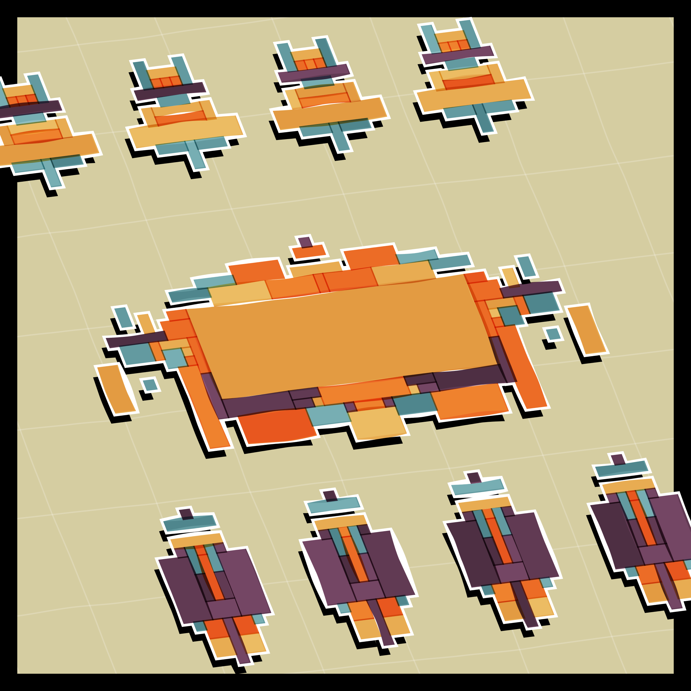 Art Blocks - Art Blocks v2 - Paper Armada #1850 - NFT # 37001850