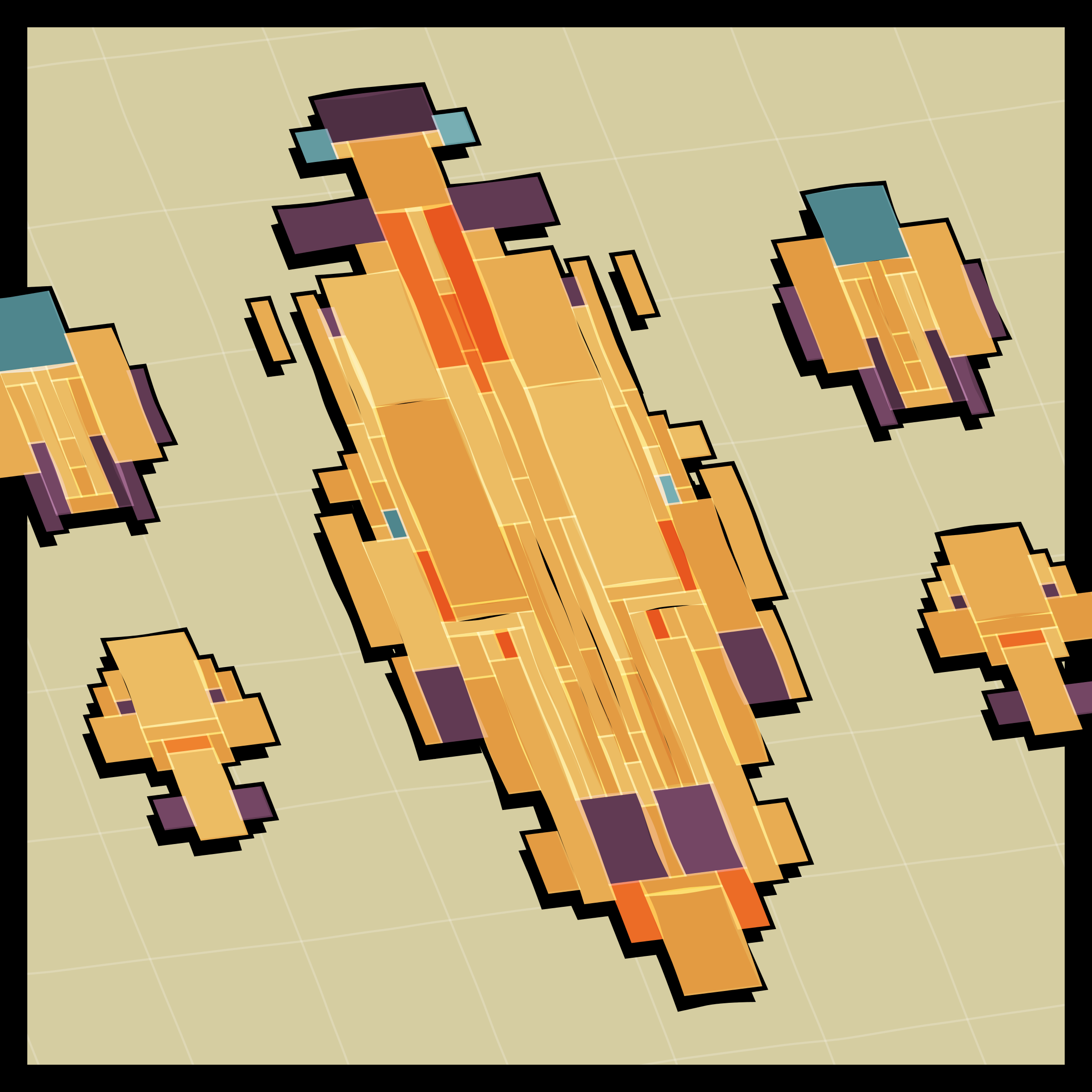 Art Blocks - Art Blocks v2 - Paper Armada #1854 - NFT # 37001854