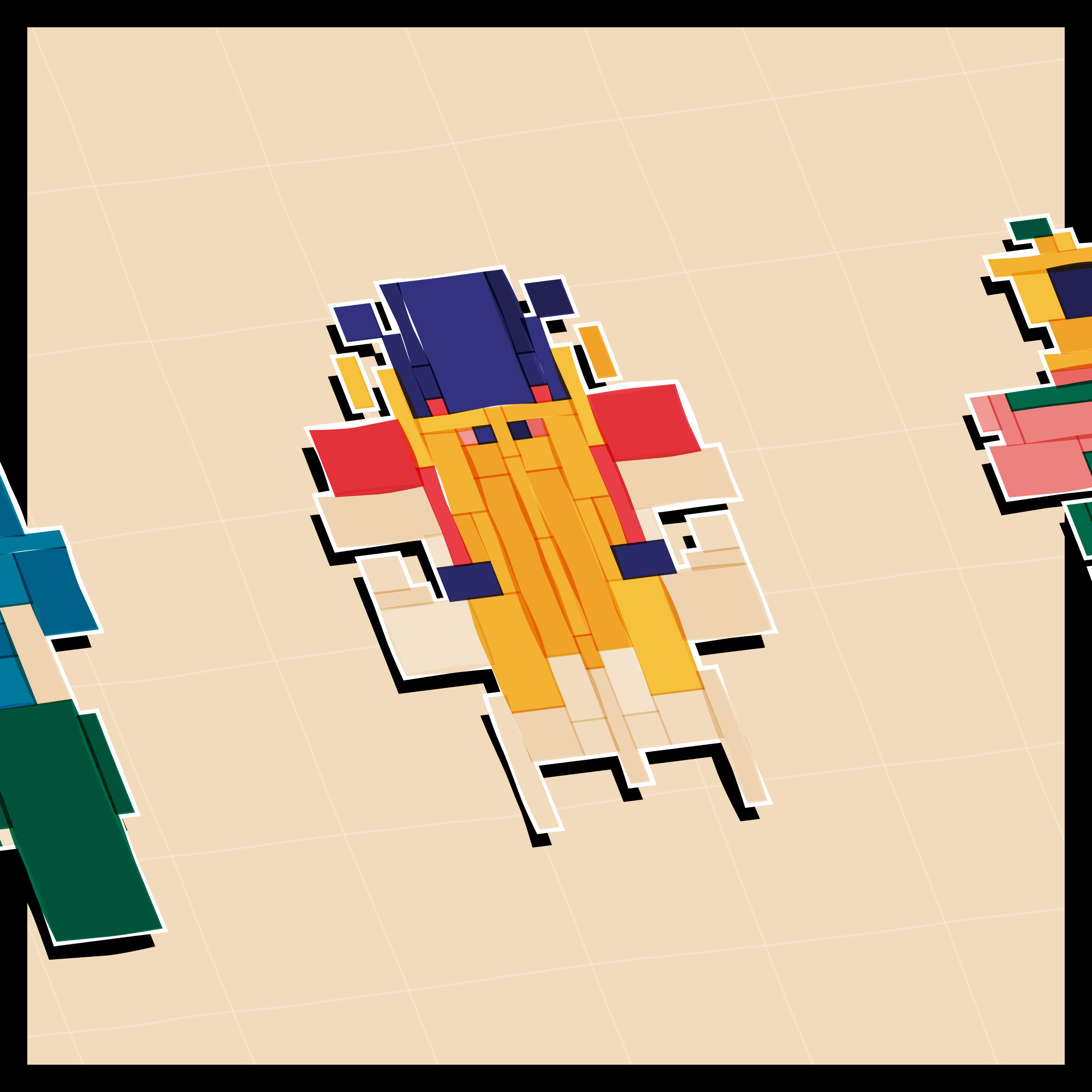 Art Blocks - Art Blocks v2 - Paper Armada #1861 - NFT # 37001861