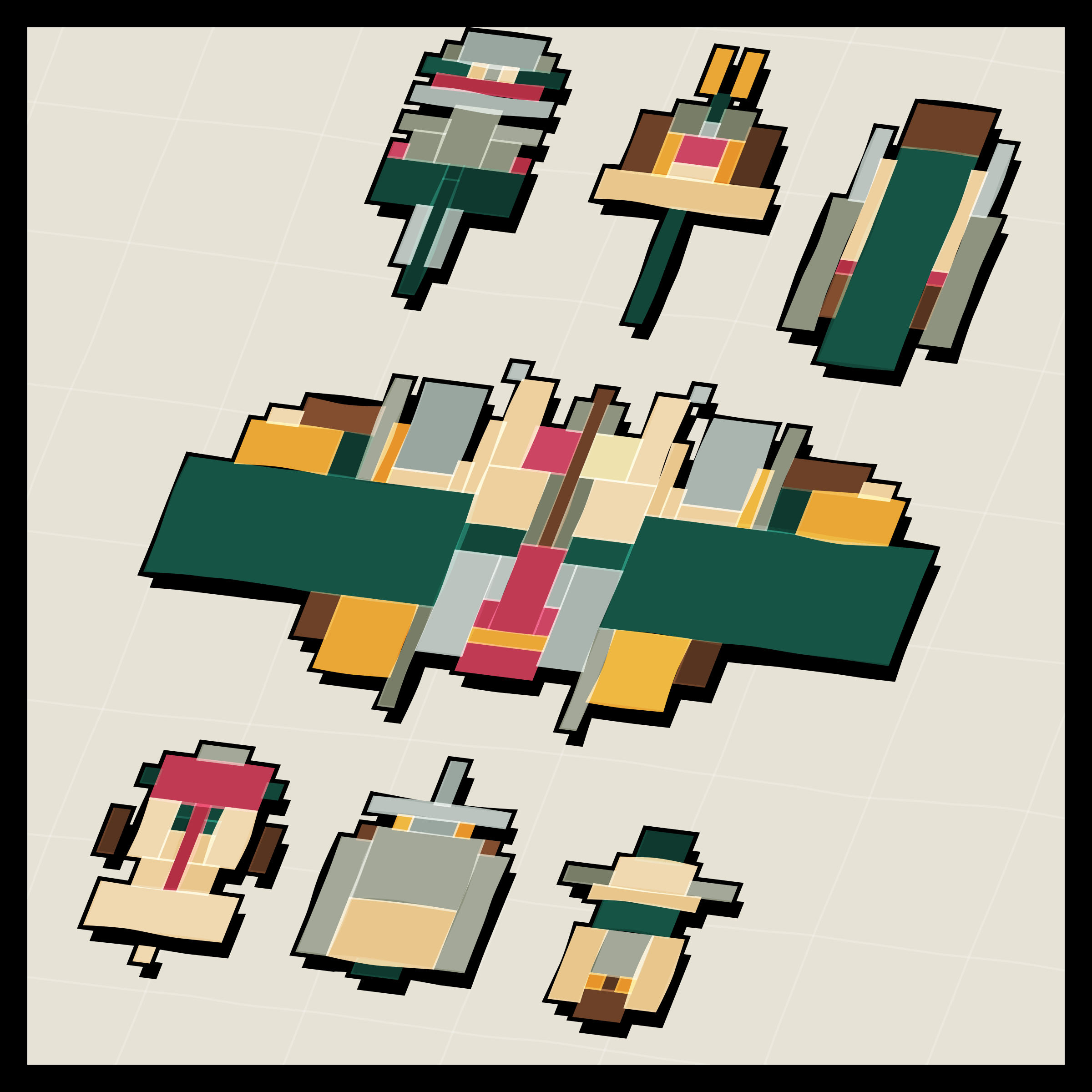 Art Blocks - Art Blocks v2 - Paper Armada #1866 - NFT # 37001866