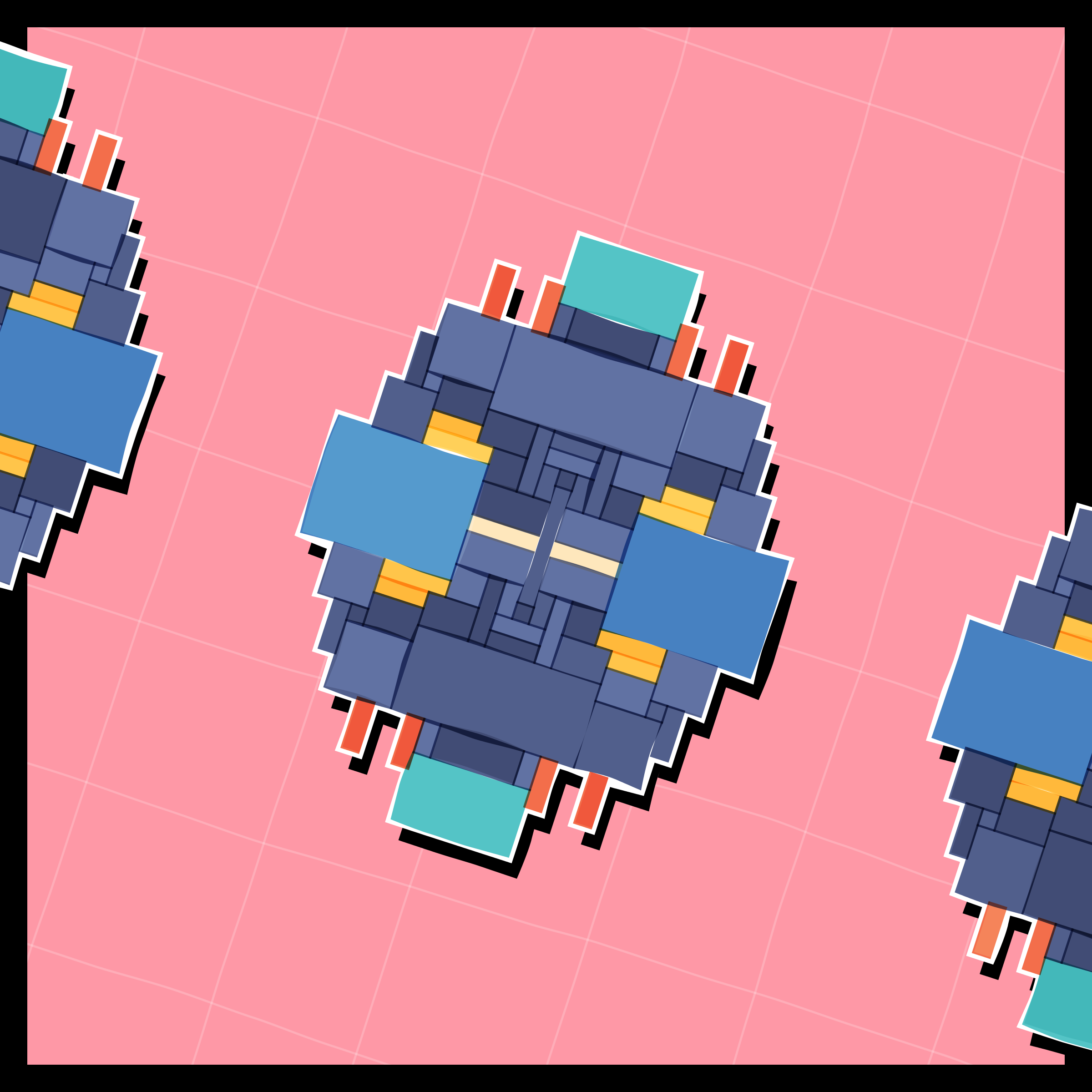 Art Blocks - Art Blocks v2 - Paper Armada #1869 - NFT # 37001869