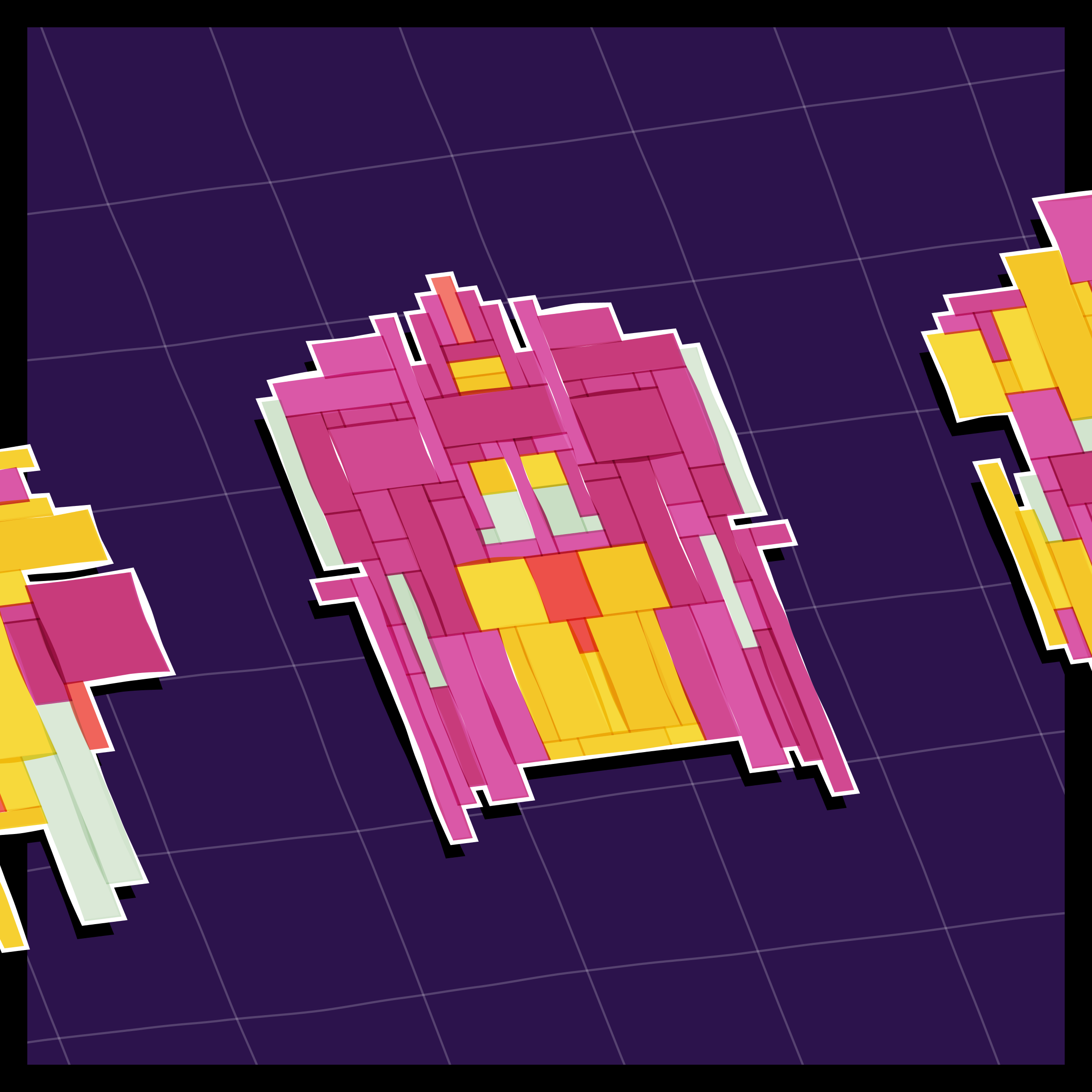 Art Blocks - Art Blocks v2 - Paper Armada #1876 - NFT # 37001876