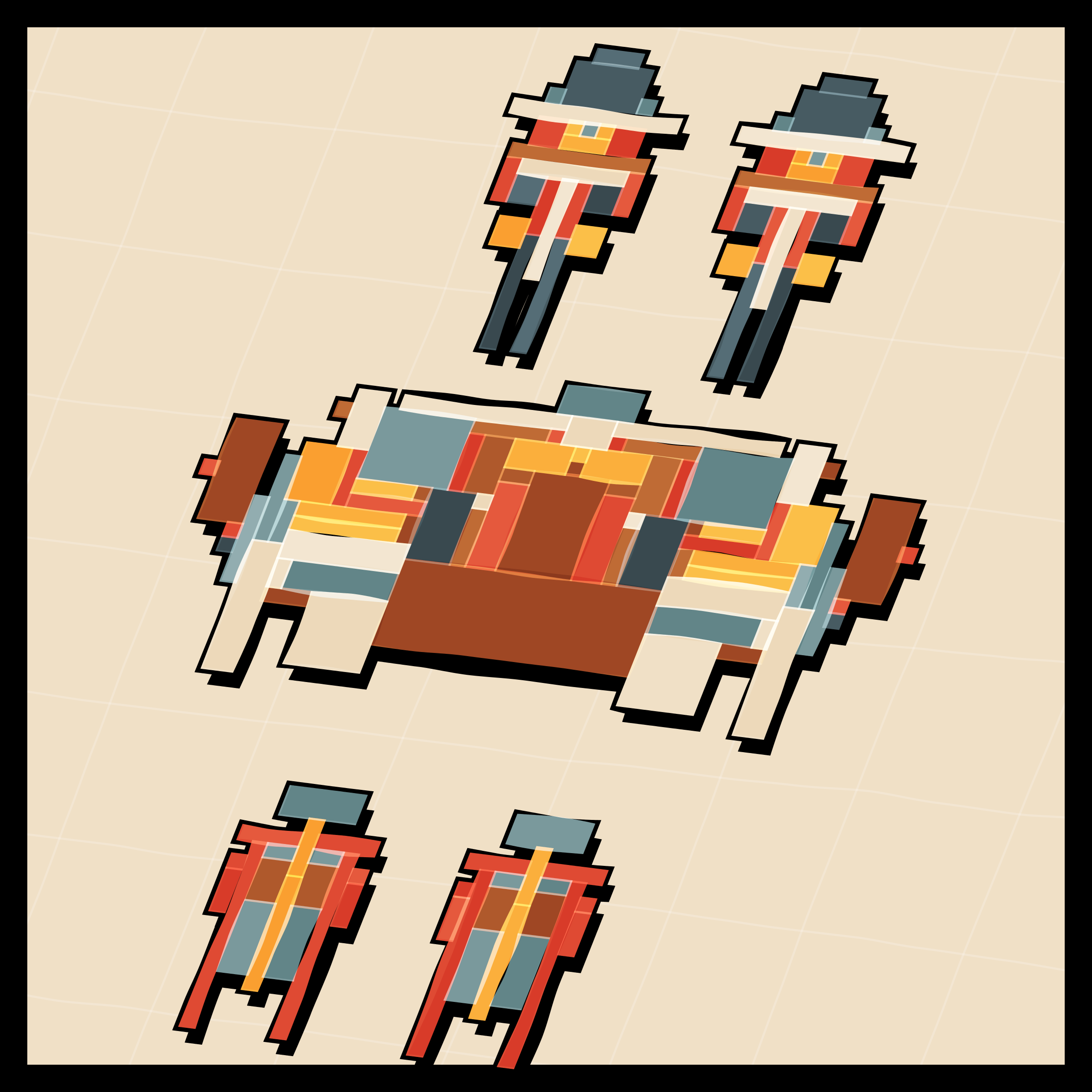 Art Blocks - Art Blocks v2 - Paper Armada #1903 - NFT # 37001903