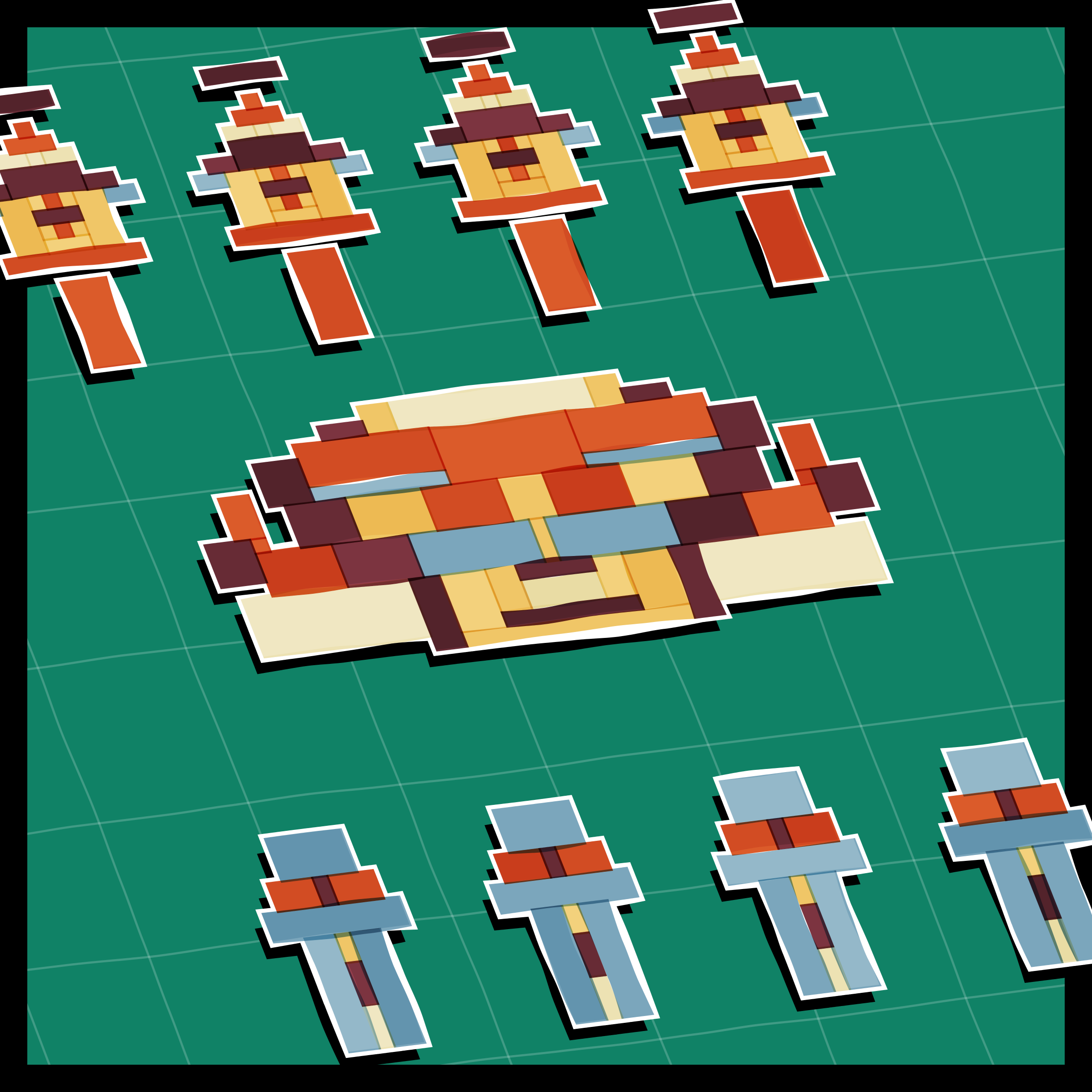 Art Blocks - Art Blocks v2 - Paper Armada #1912 - NFT # 37001912