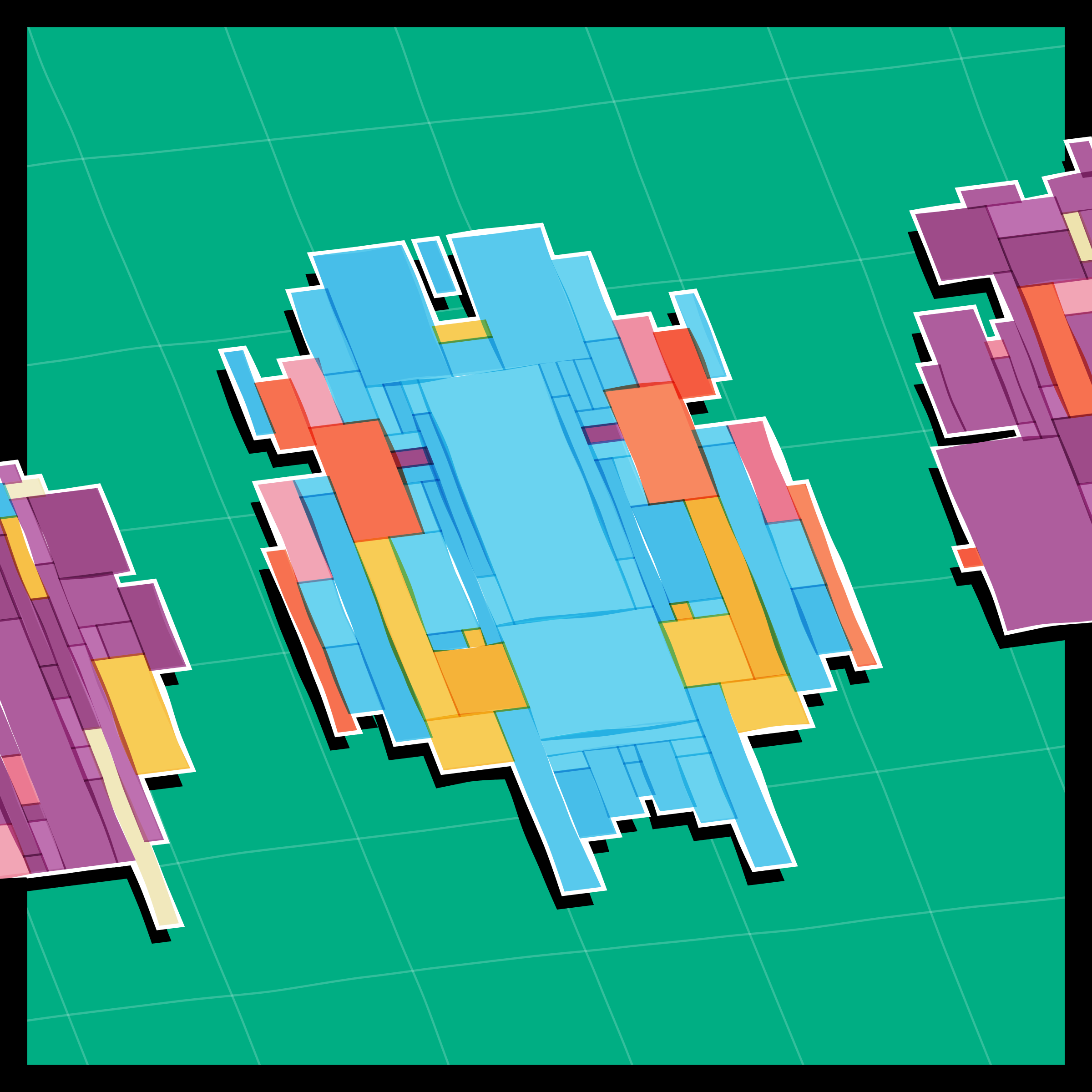 Art Blocks - Art Blocks v2 - Paper Armada #1927 - NFT # 37001927