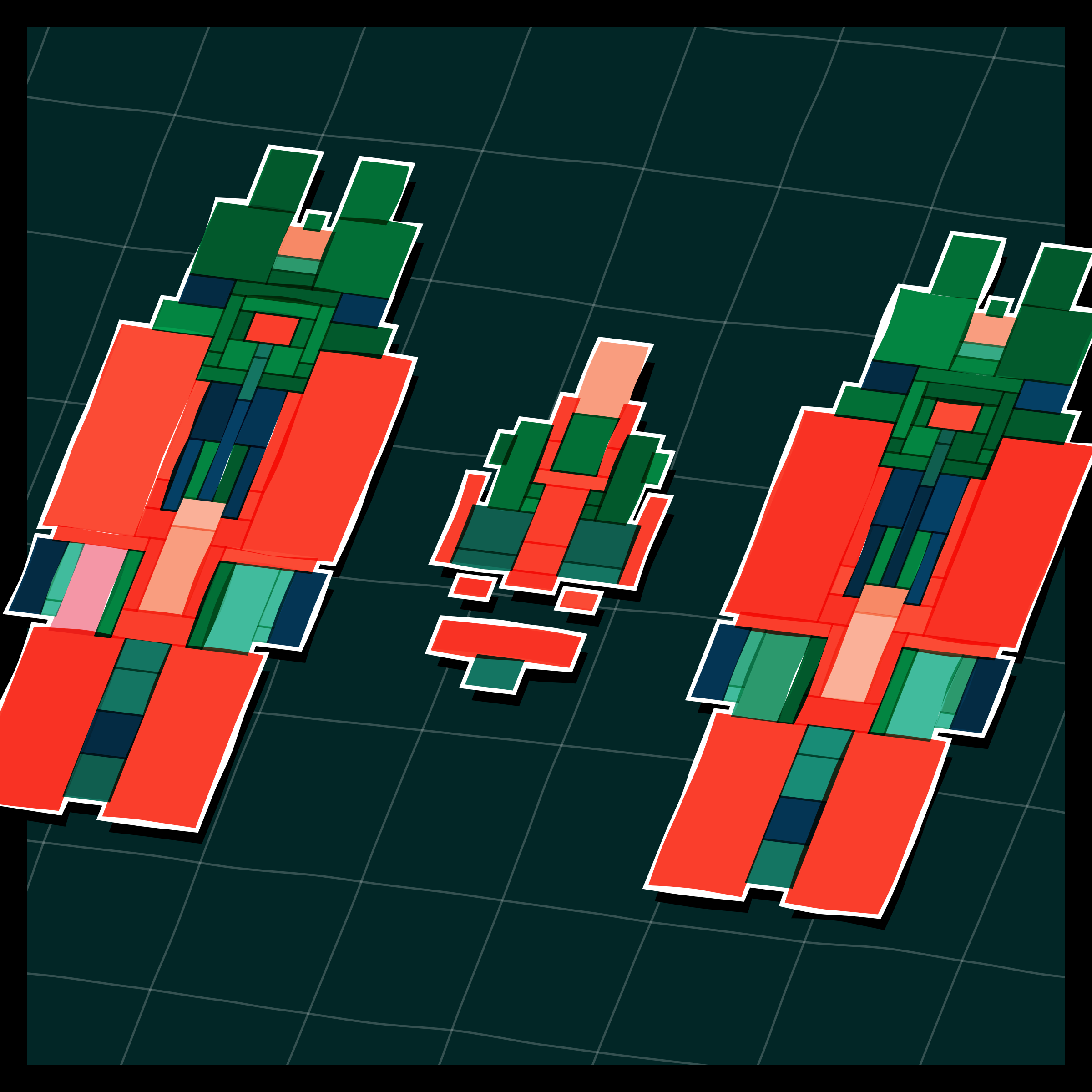 Art Blocks - Art Blocks v2 - Paper Armada #1938 - NFT # 37001938