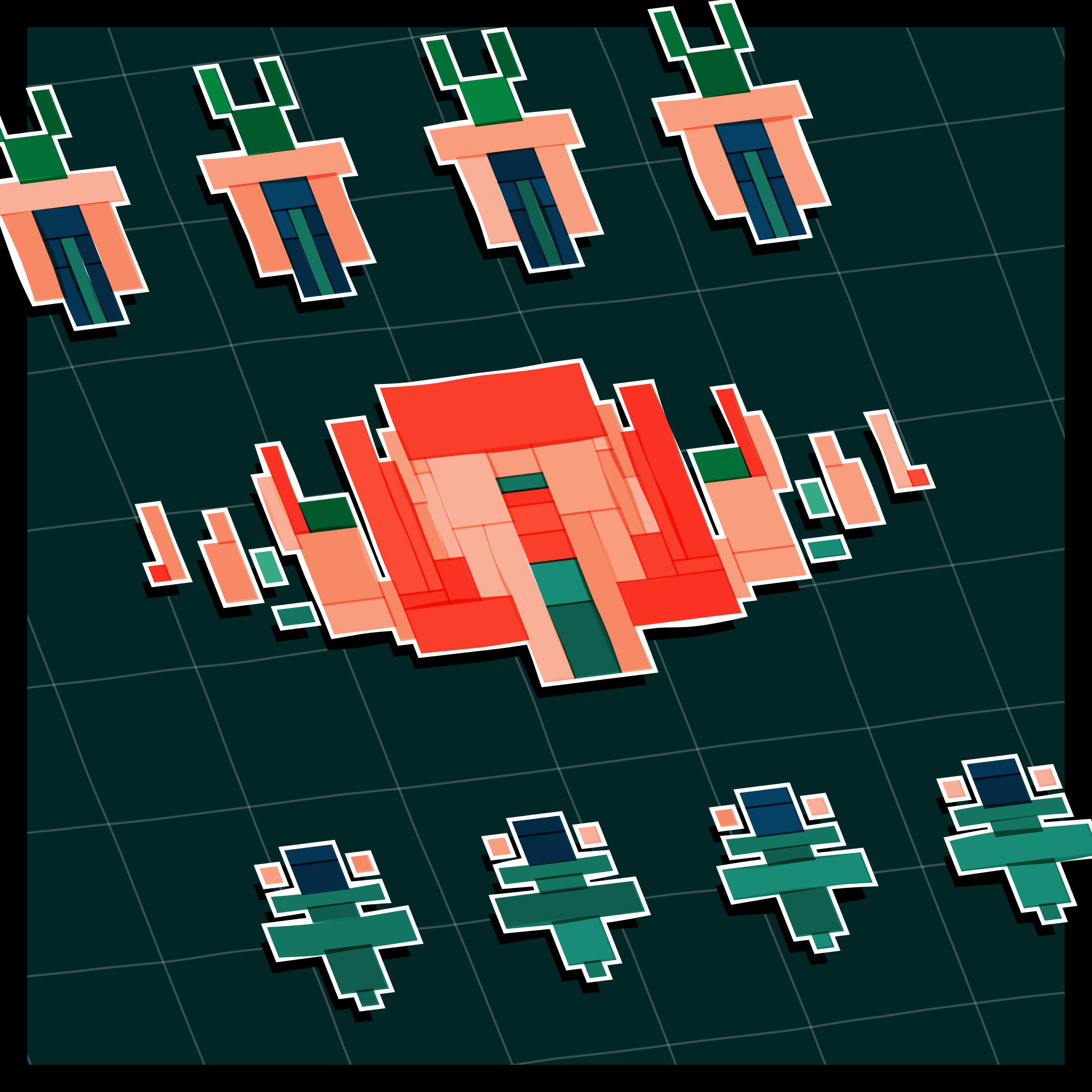 Art Blocks - Art Blocks v2 - Paper Armada #1949 - NFT # 37001949