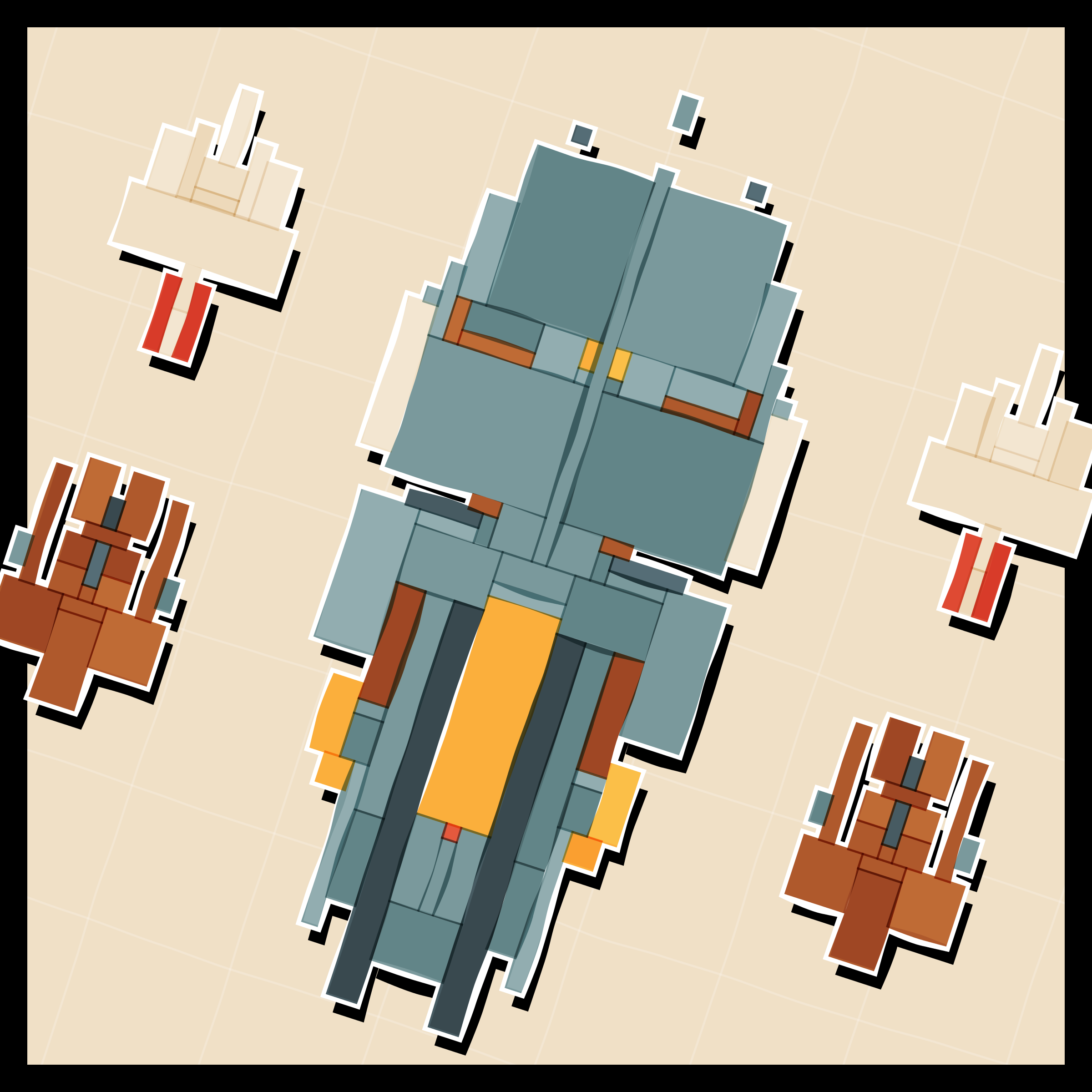 Art Blocks - Art Blocks v2 - Paper Armada #1955 - NFT # 37001955