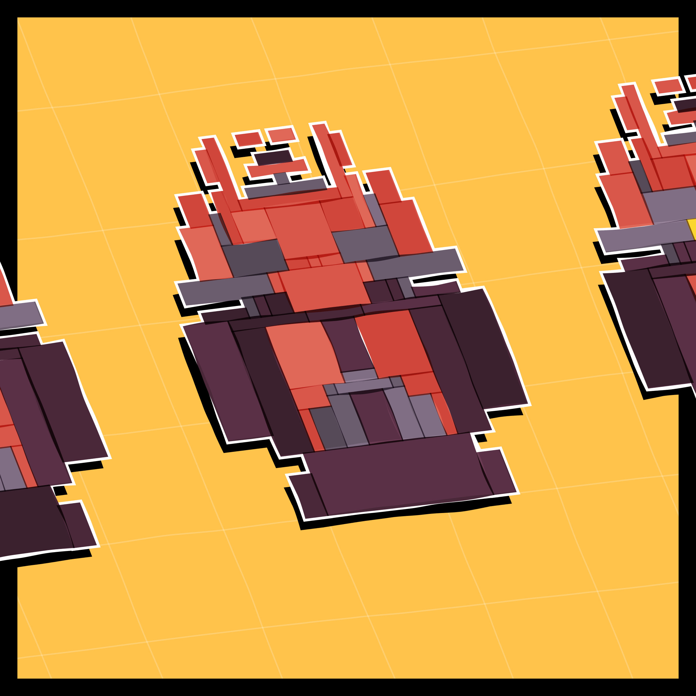 Art Blocks - Art Blocks v2 - Paper Armada #1956 - NFT # 37001956