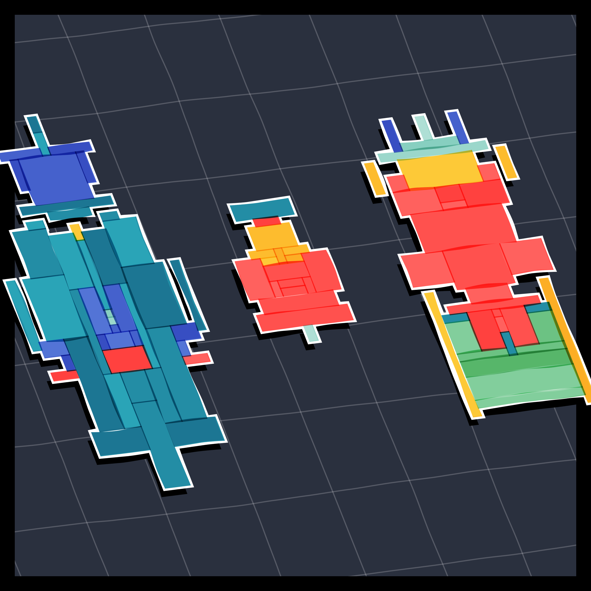 Art Blocks - Art Blocks v2 - Paper Armada #1959 - NFT # 37001959