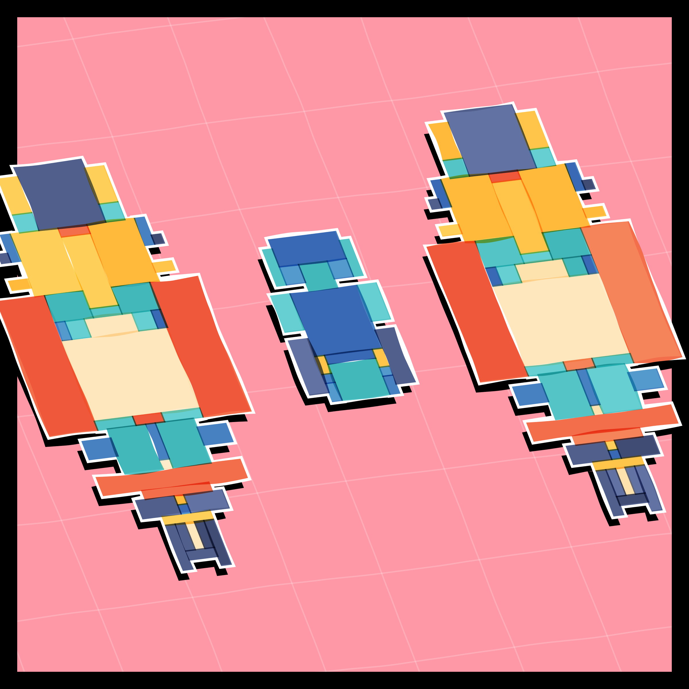 Art Blocks - Art Blocks v2 - Paper Armada #1967 - NFT # 37001967