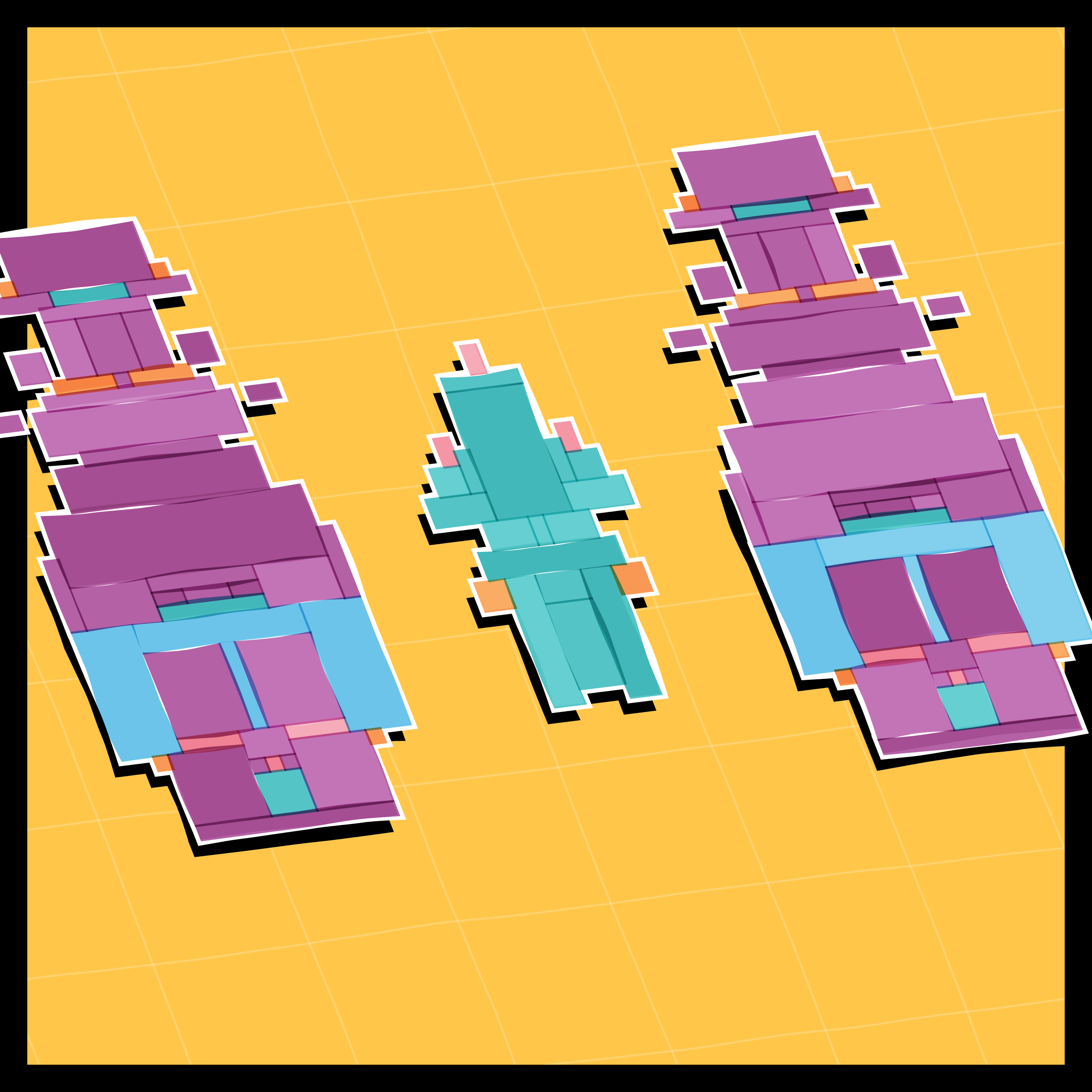 Art Blocks - Art Blocks v2 - Paper Armada #1972 - NFT # 37001972