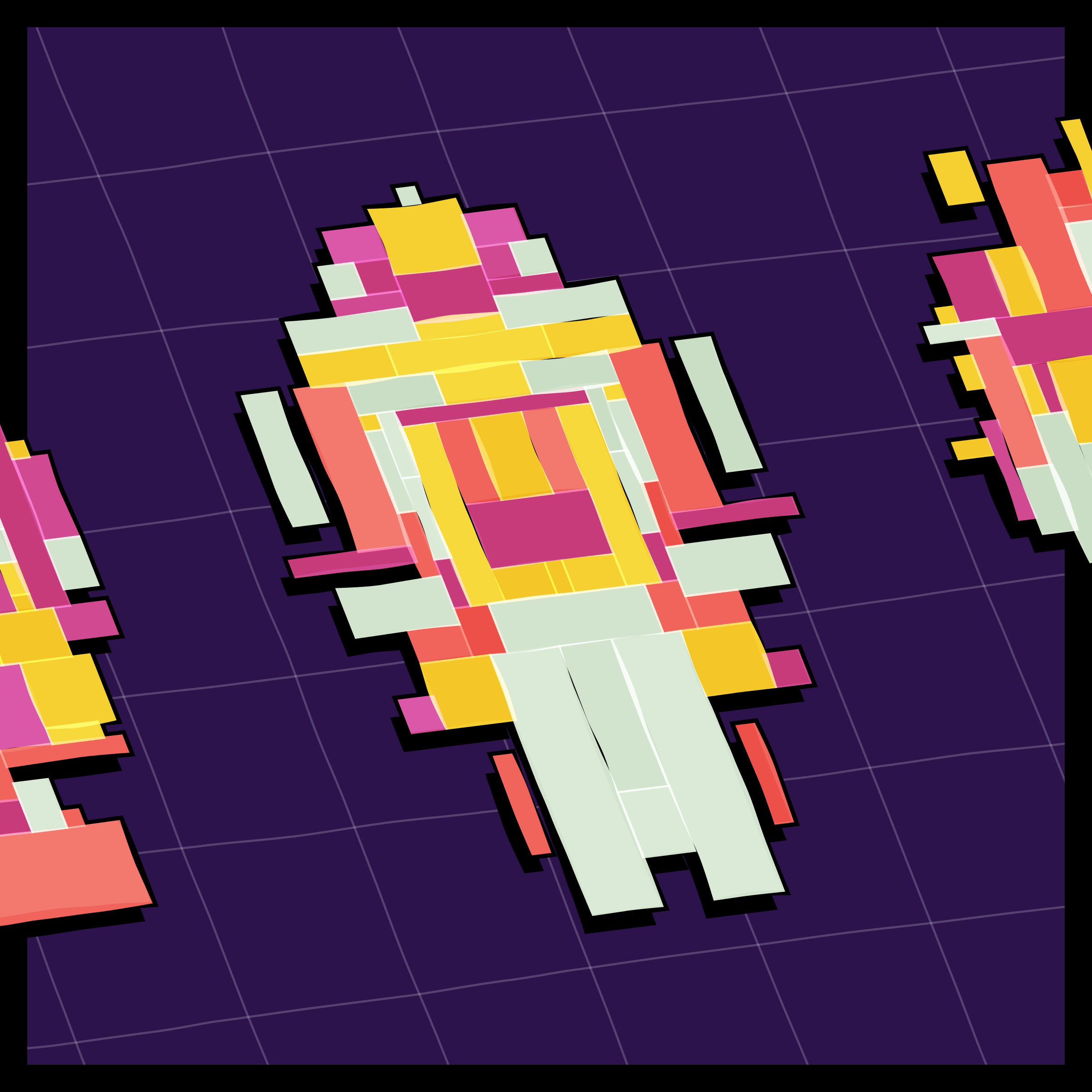 Art Blocks - Art Blocks v2 - Paper Armada #1973 - NFT # 37001973