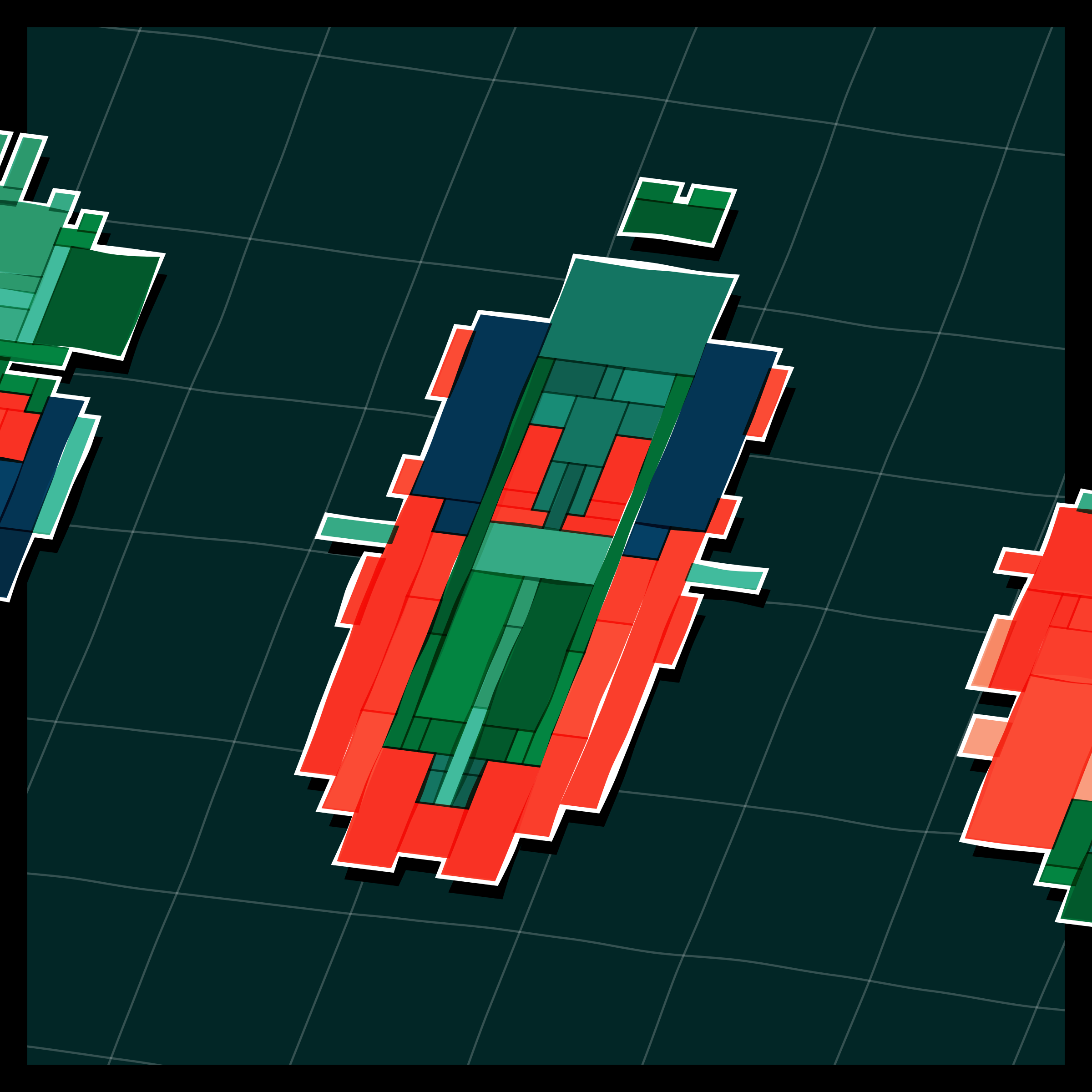 Art Blocks - Art Blocks v2 - Paper Armada #1975 - NFT # 37001975