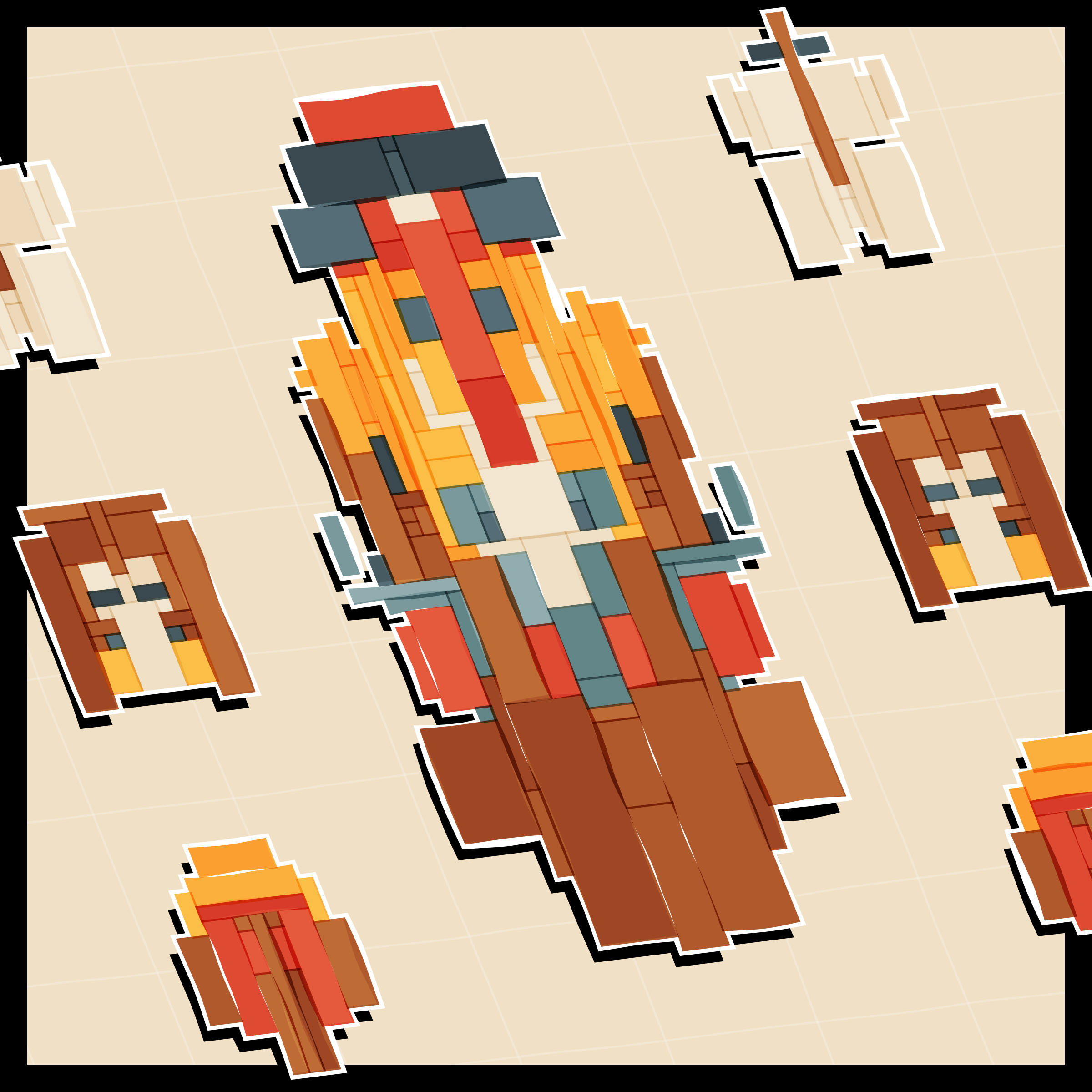 Art Blocks - Art Blocks v2 - Paper Armada #1983 - NFT # 37001983