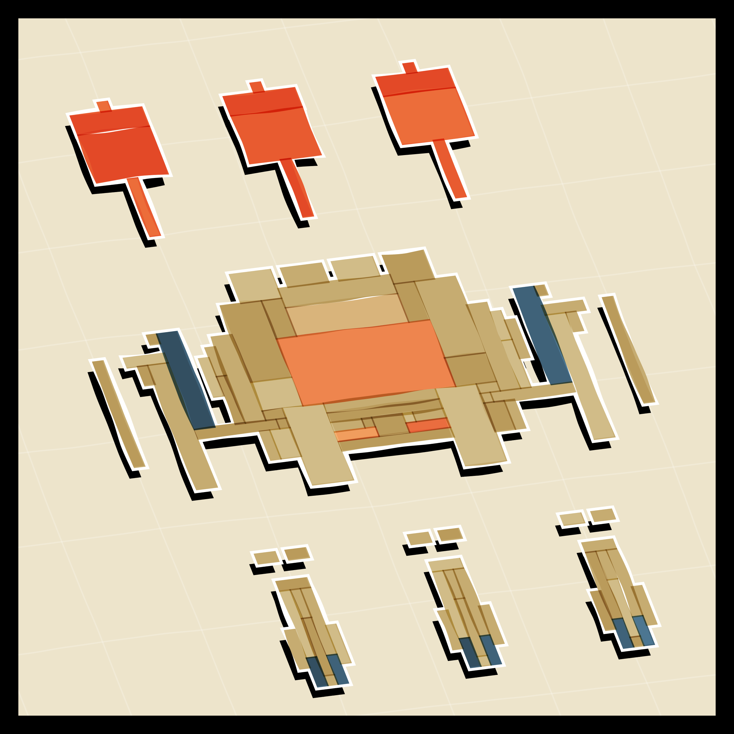 Art Blocks - Art Blocks v2 - Paper Armada #1984 - NFT # 37001984