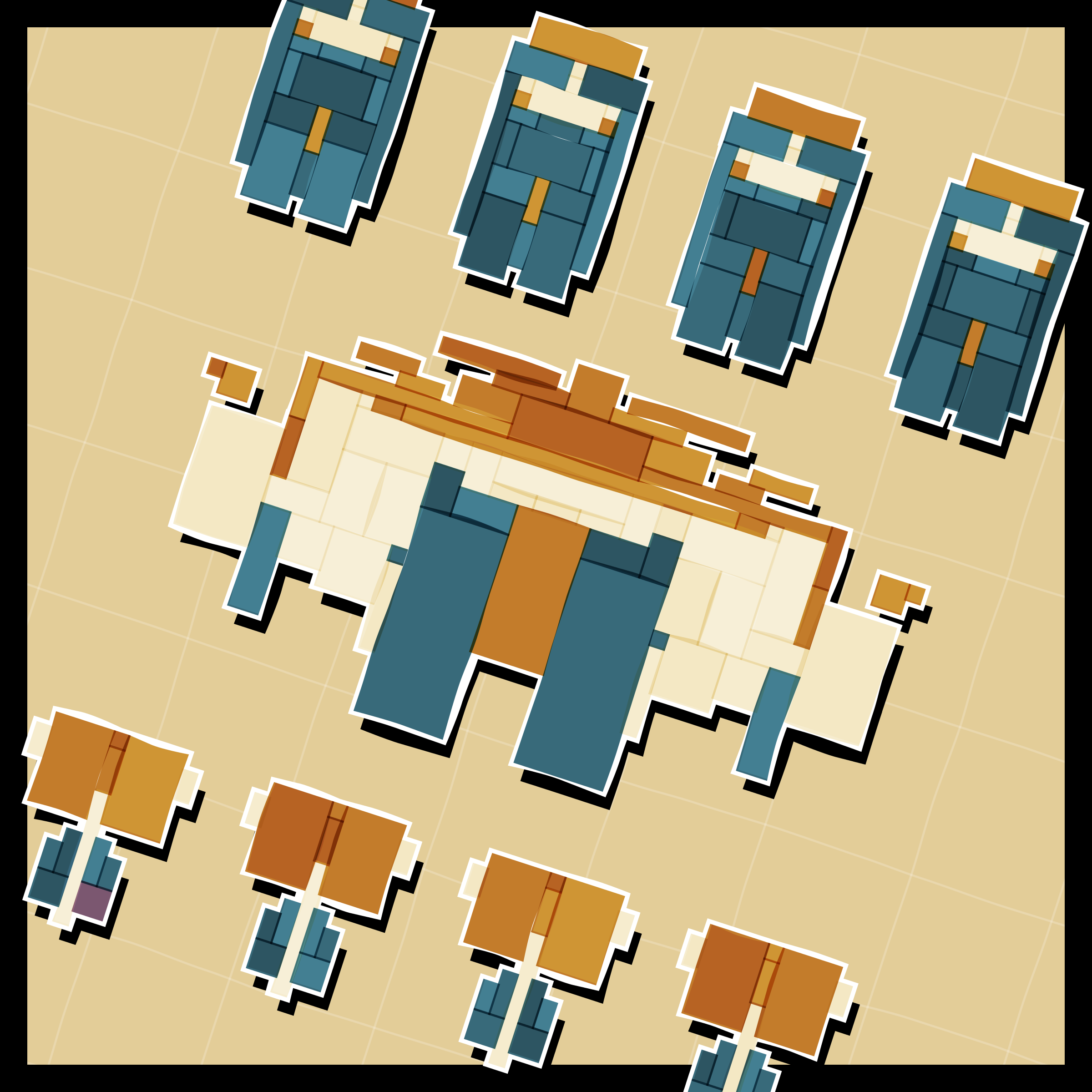 Art Blocks - Art Blocks v2 - Paper Armada #1991 - NFT # 37001991