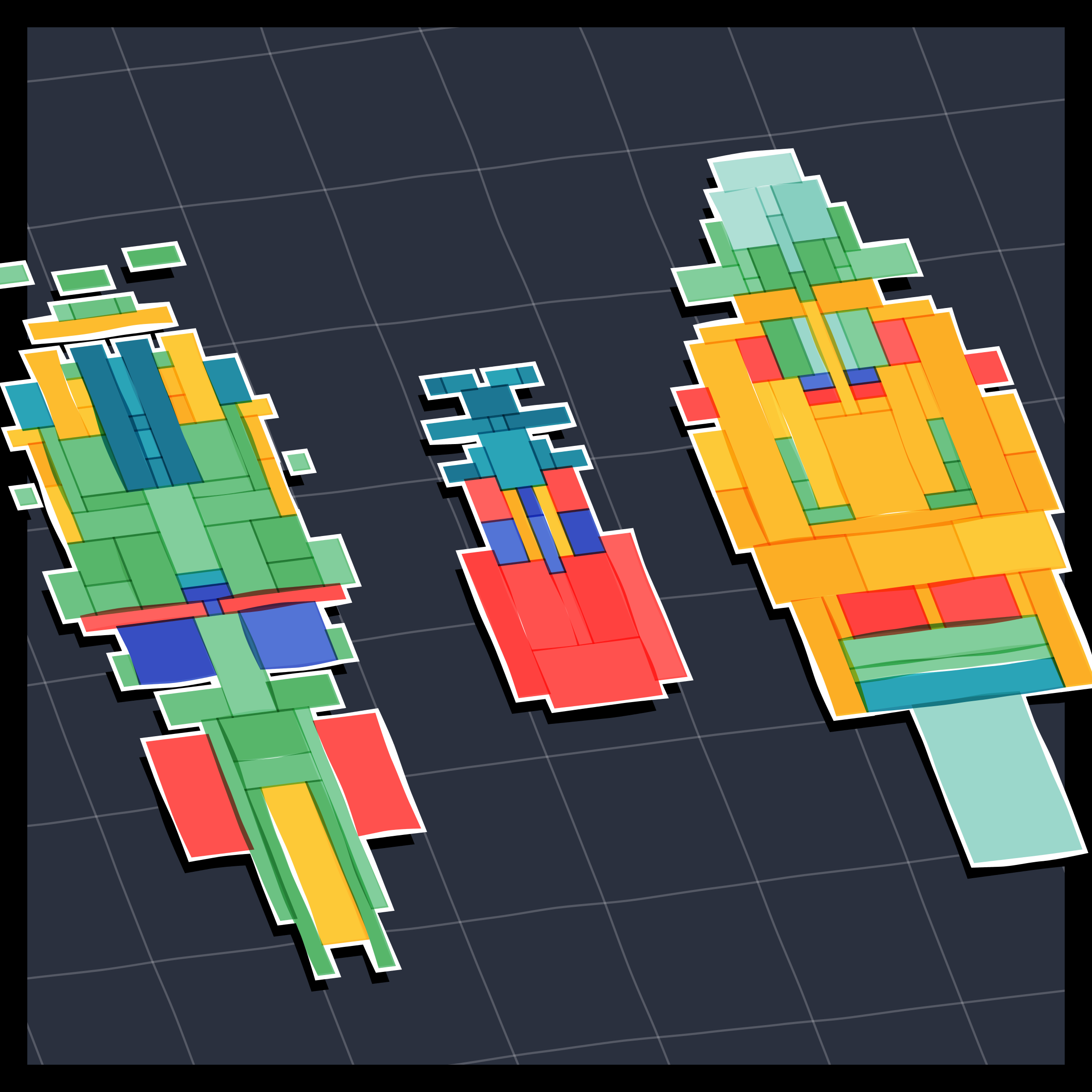 Art Blocks - Art Blocks v2 - Paper Armada #1996 - NFT # 37001996