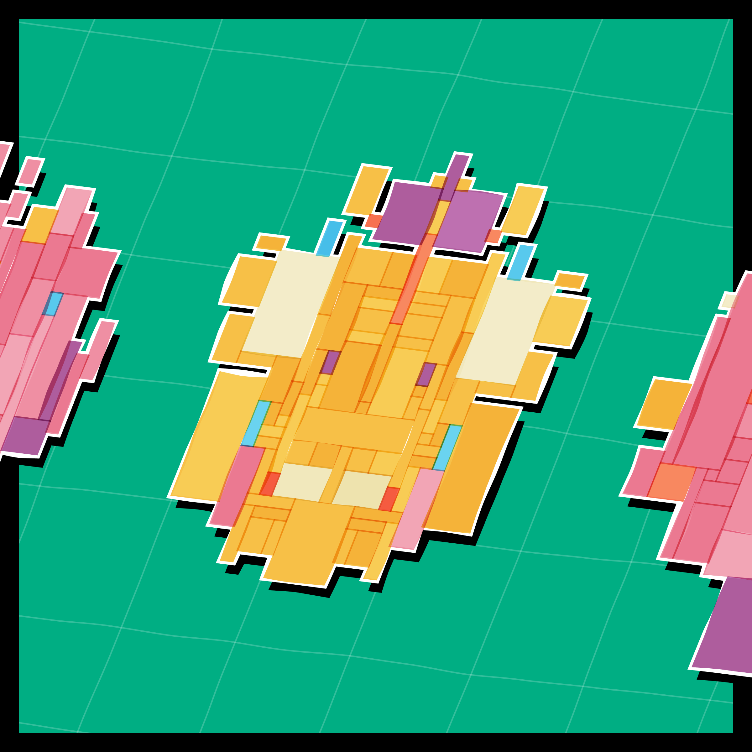 Art Blocks - Art Blocks v2 - Paper Armada #2001 - NFT # 37002001