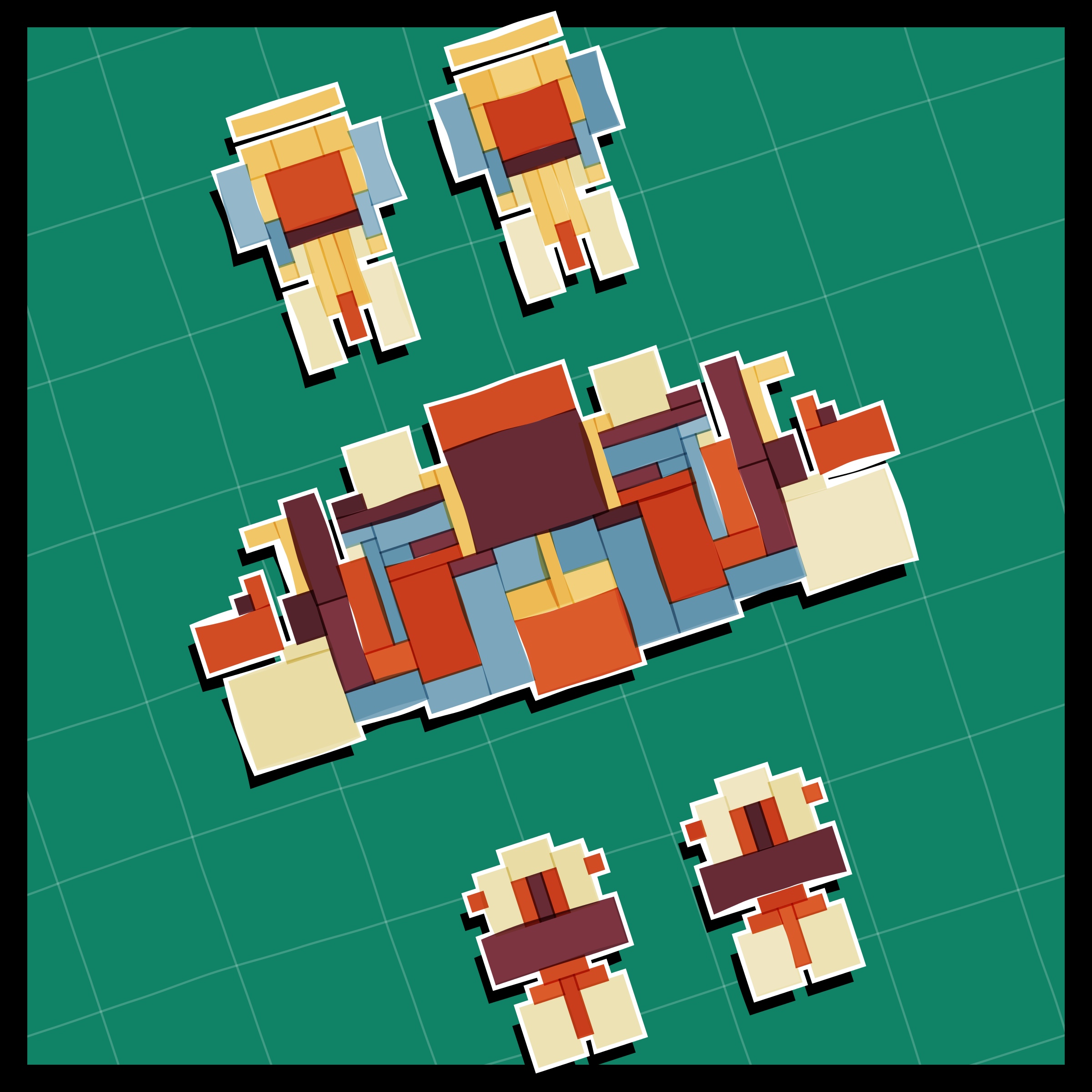 Art Blocks - Art Blocks v2 - Paper Armada #2007 - NFT # 37002007