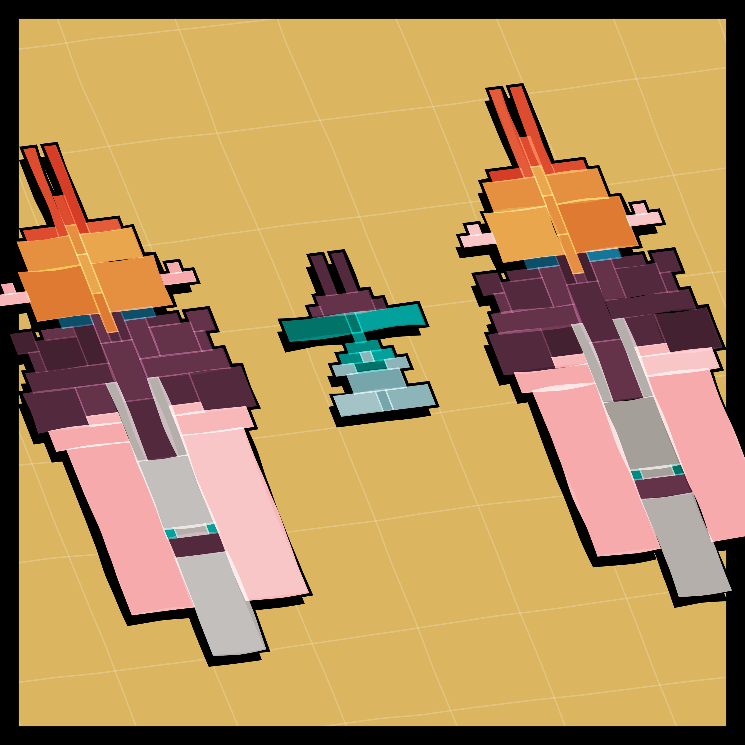 Art Blocks - Art Blocks v2 - Paper Armada #2034 - NFT # 37002034