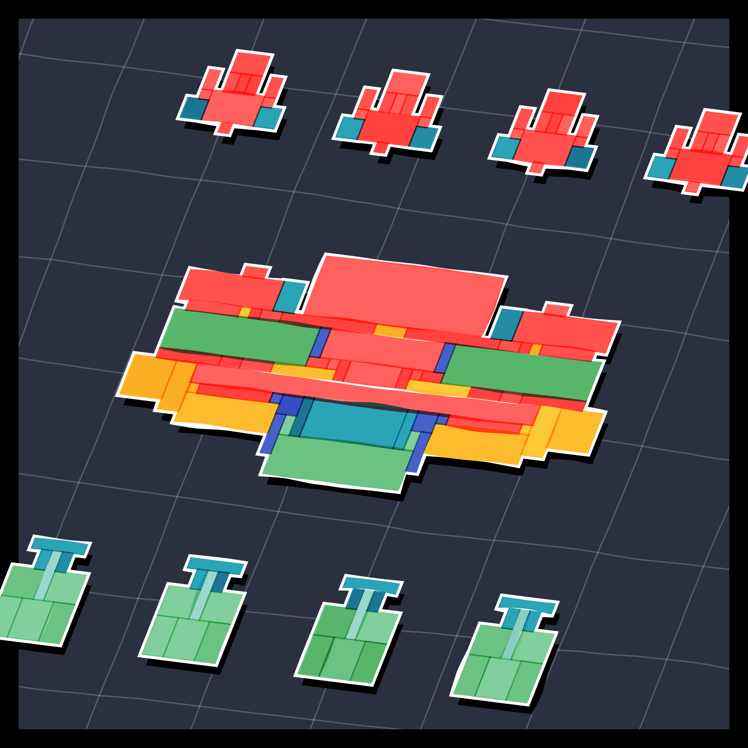 Art Blocks - Art Blocks v2 - Paper Armada #2035 - NFT # 37002035