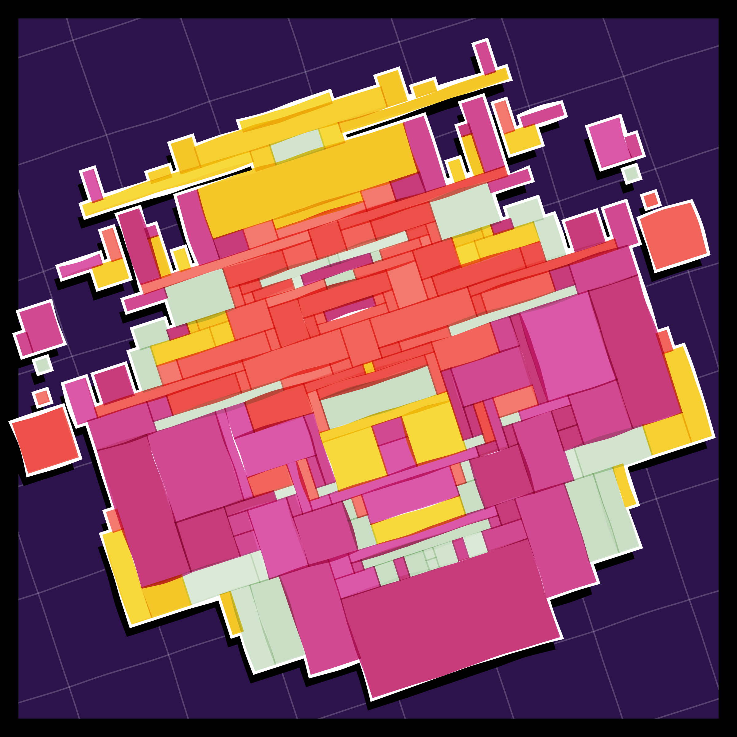 Art Blocks - Art Blocks v2 - Paper Armada #2038 - NFT # 37002038