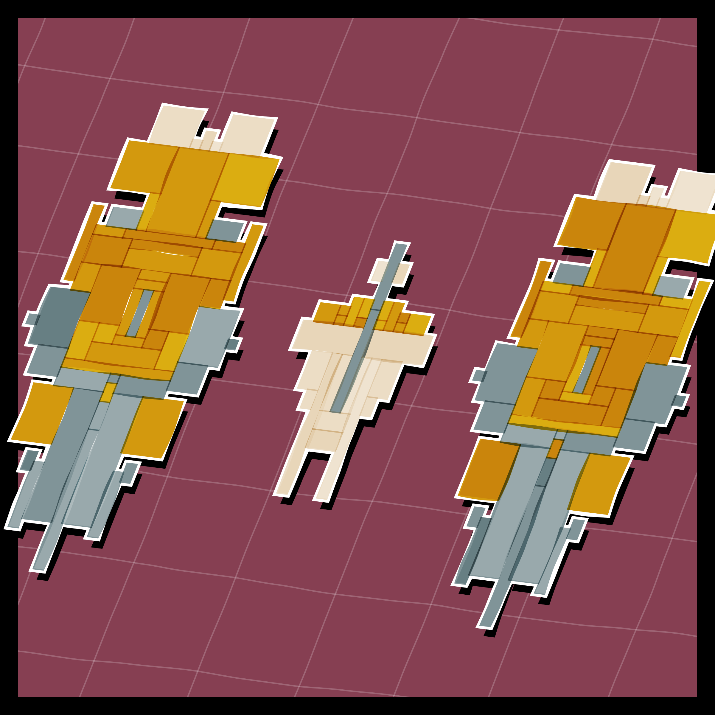 Art Blocks - Art Blocks v2 - Paper Armada #2043 - NFT # 37002043