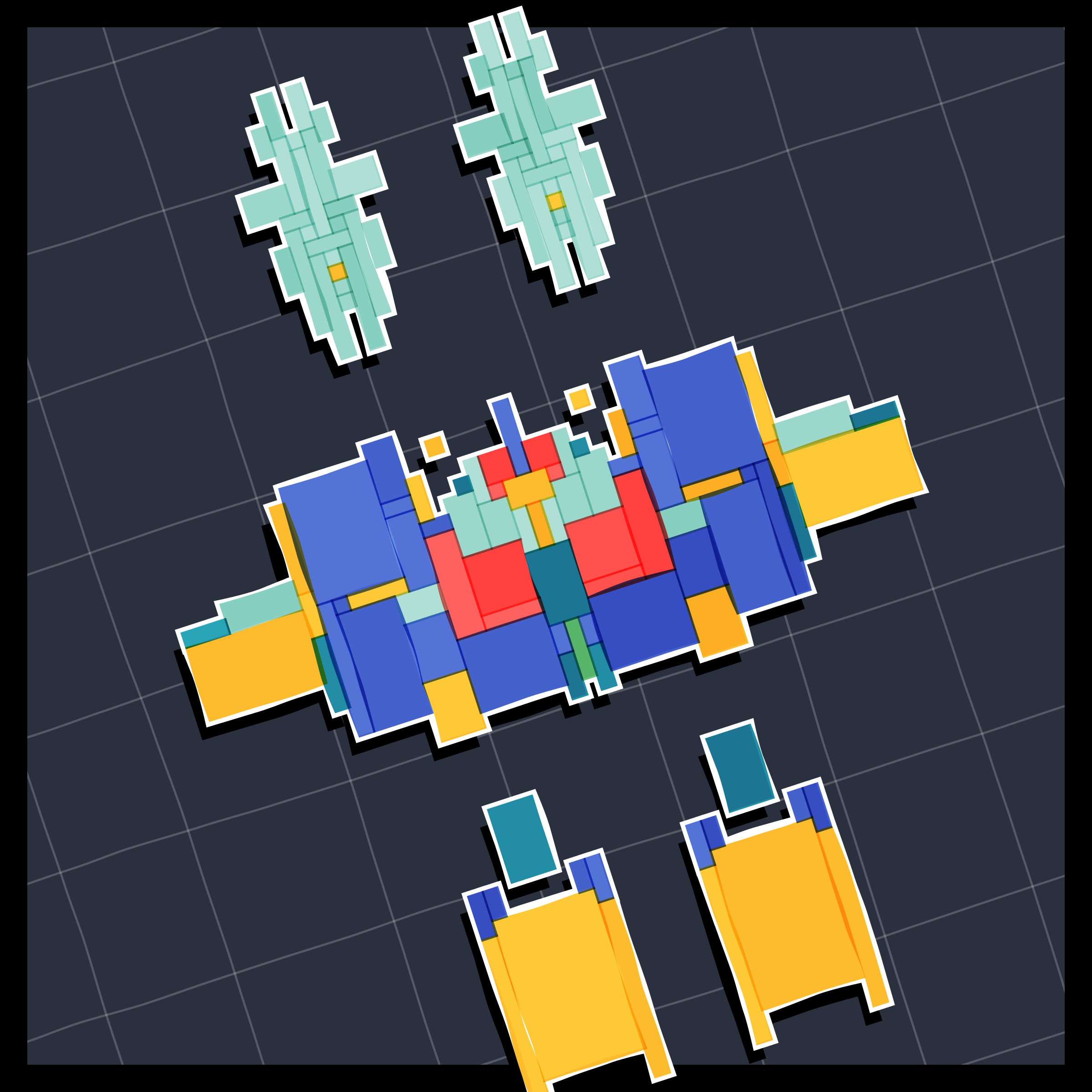 Art Blocks - Art Blocks v2 - Paper Armada #2048 - NFT # 37002048