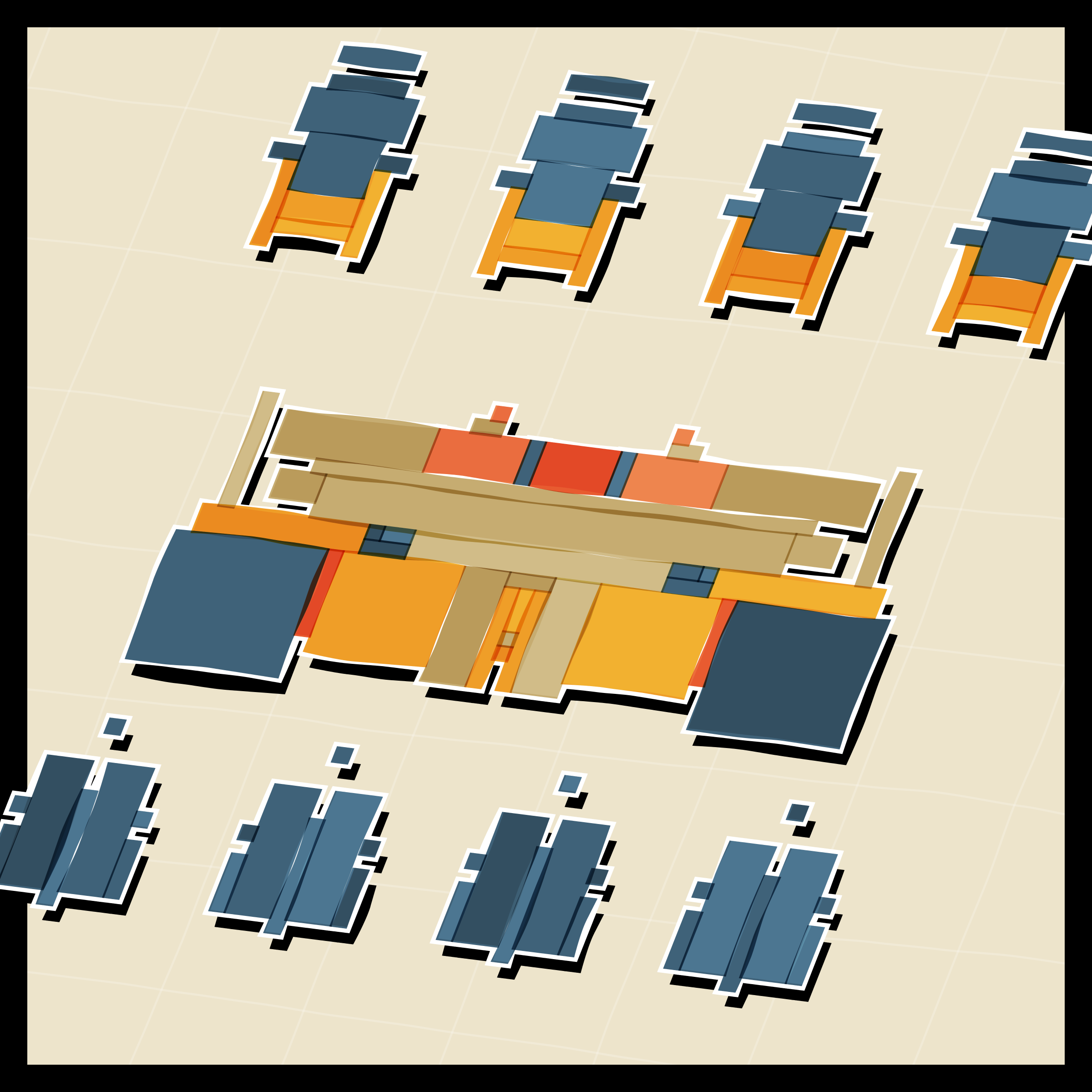 Art Blocks - Art Blocks v2 - Paper Armada #2049 - NFT # 37002049