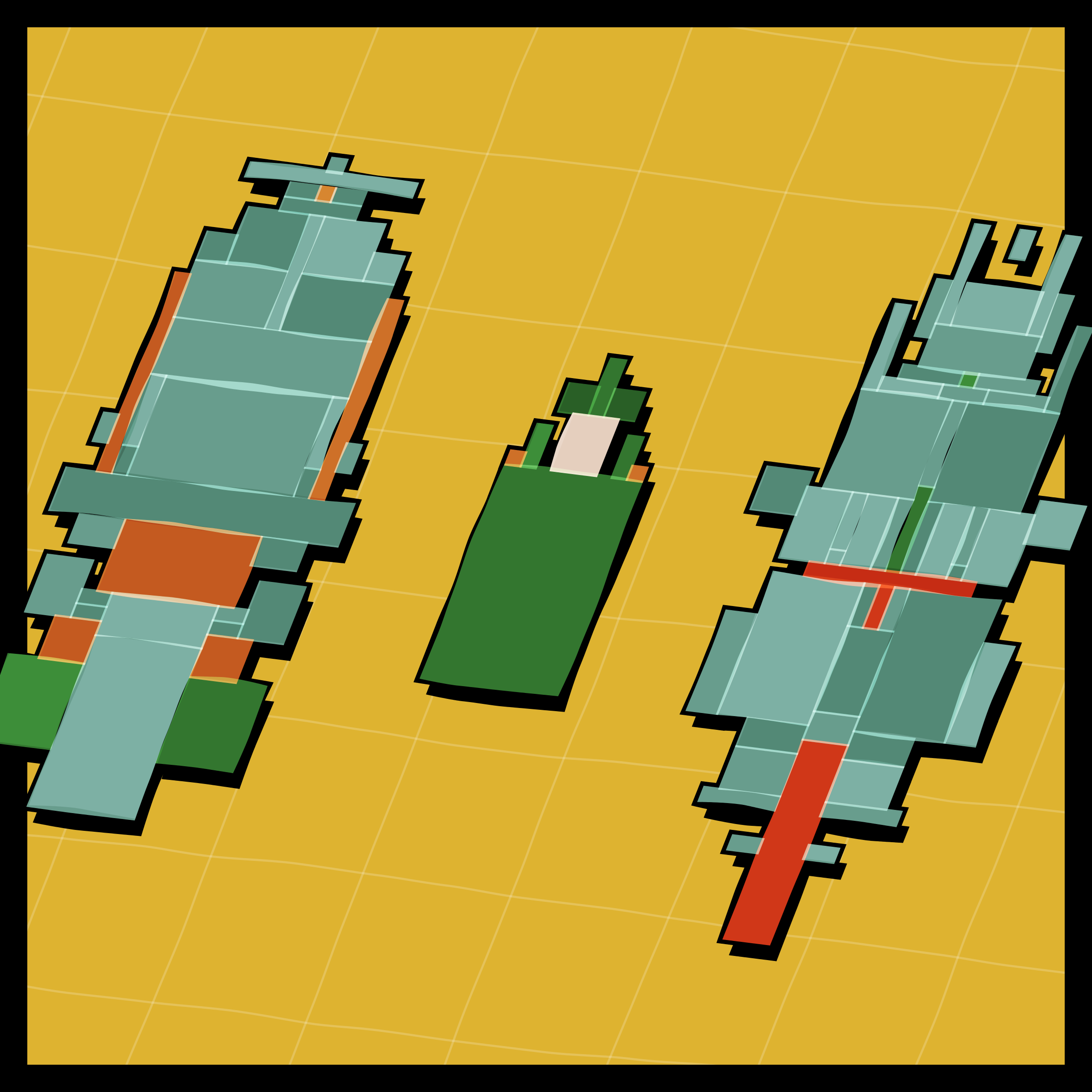 Art Blocks - Art Blocks v2 - Paper Armada #2060 - NFT # 37002060