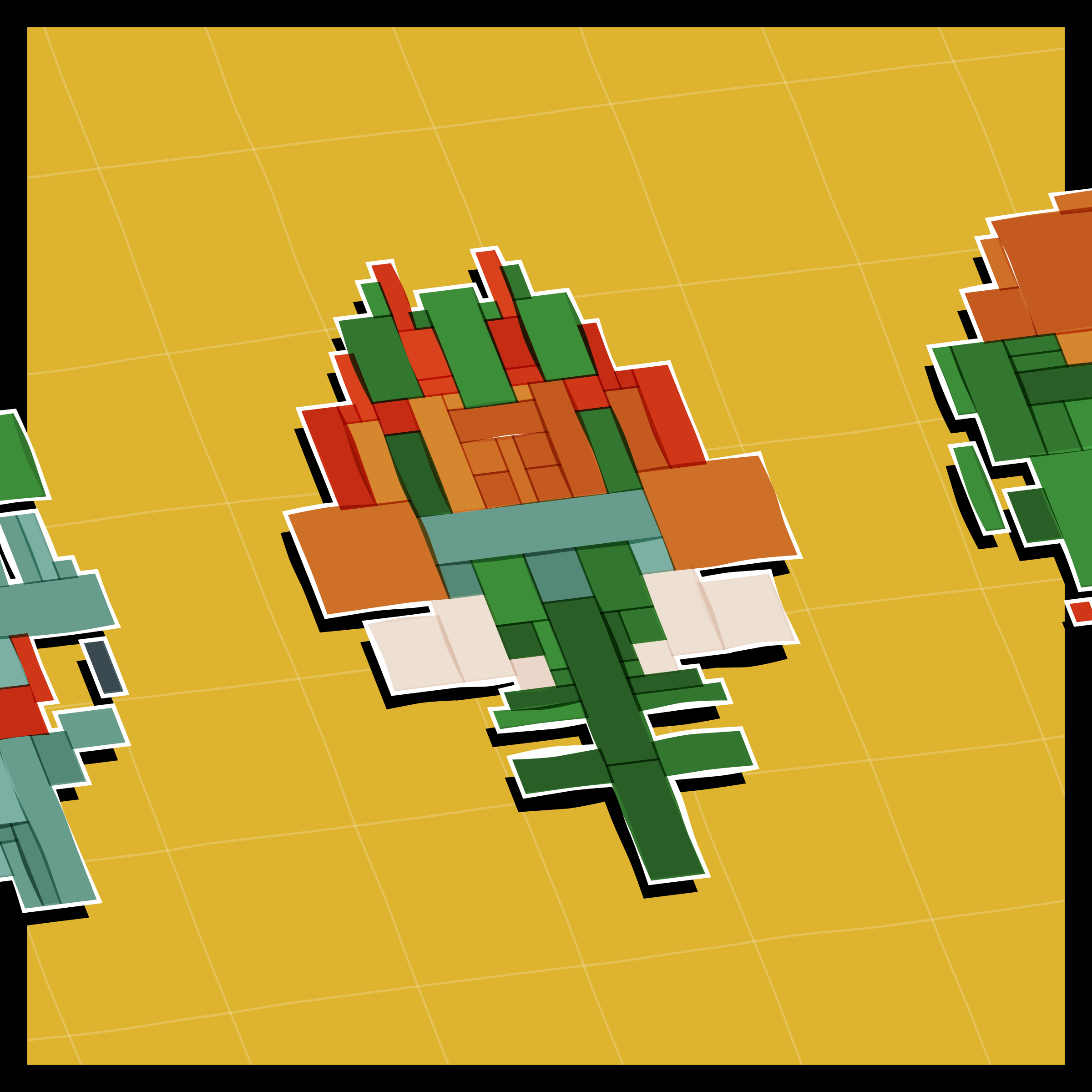 Art Blocks - Art Blocks v2 - Paper Armada #2061 - NFT # 37002061