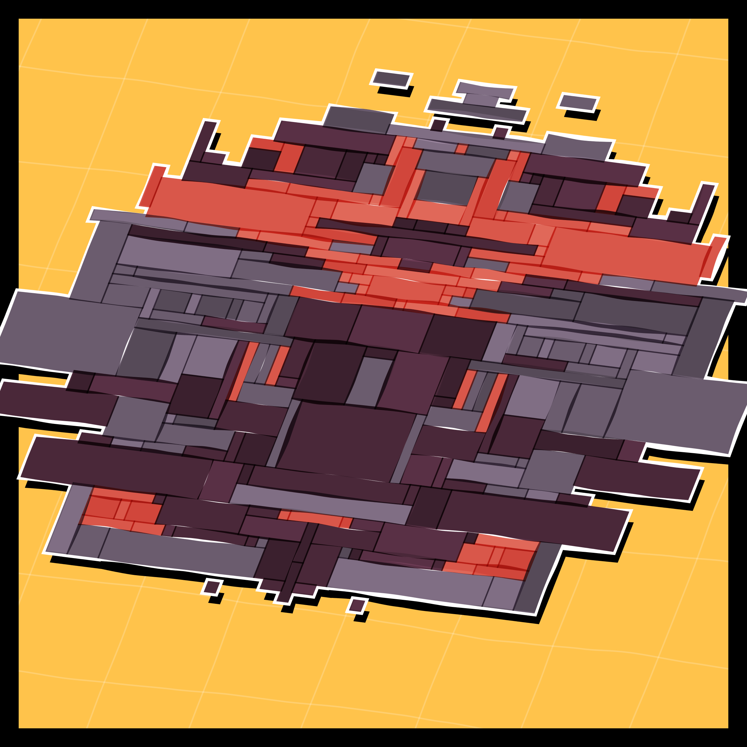 Art Blocks - Art Blocks v2 - Paper Armada #2069 - NFT # 37002069