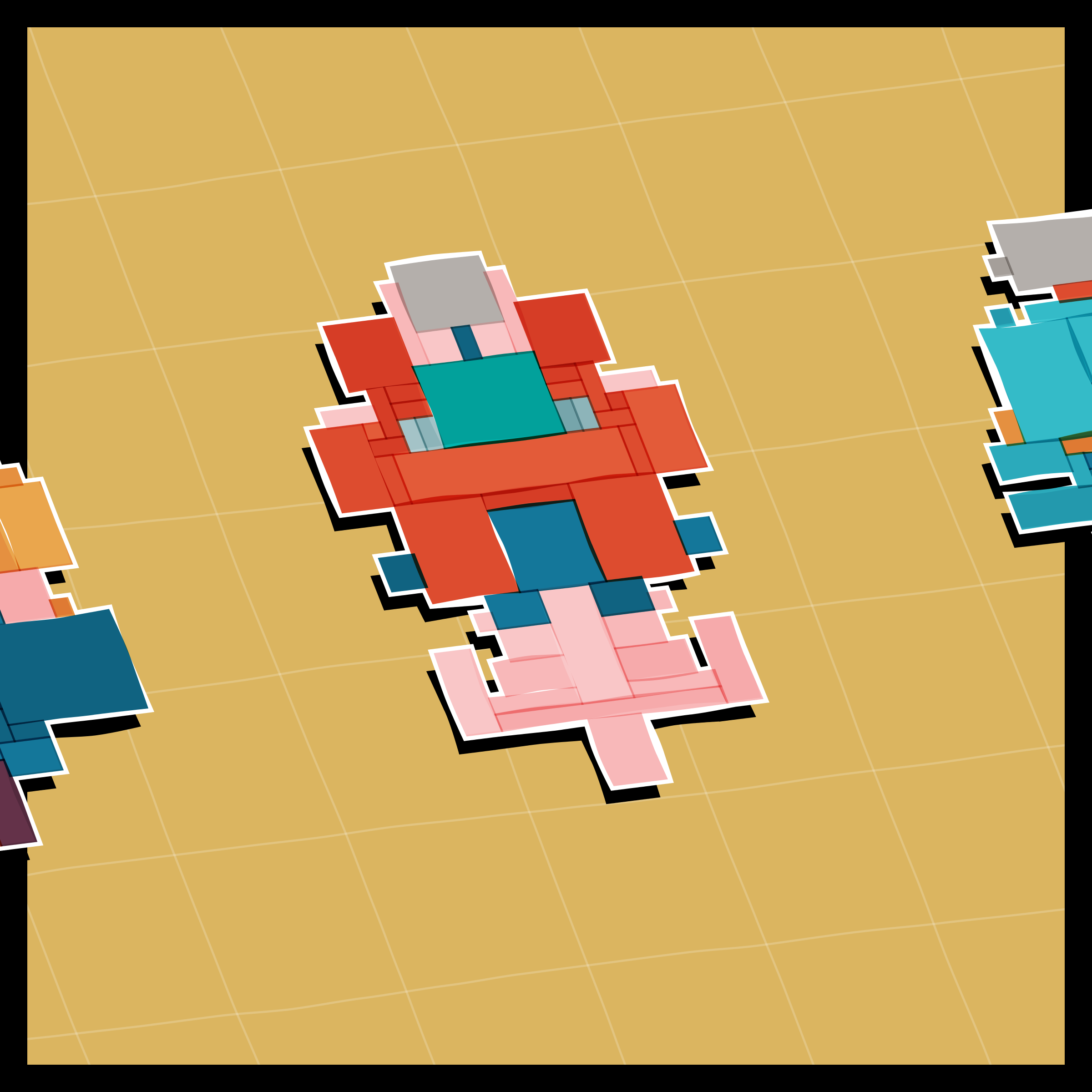 Art Blocks - Art Blocks v2 - Paper Armada #2076 - NFT # 37002076