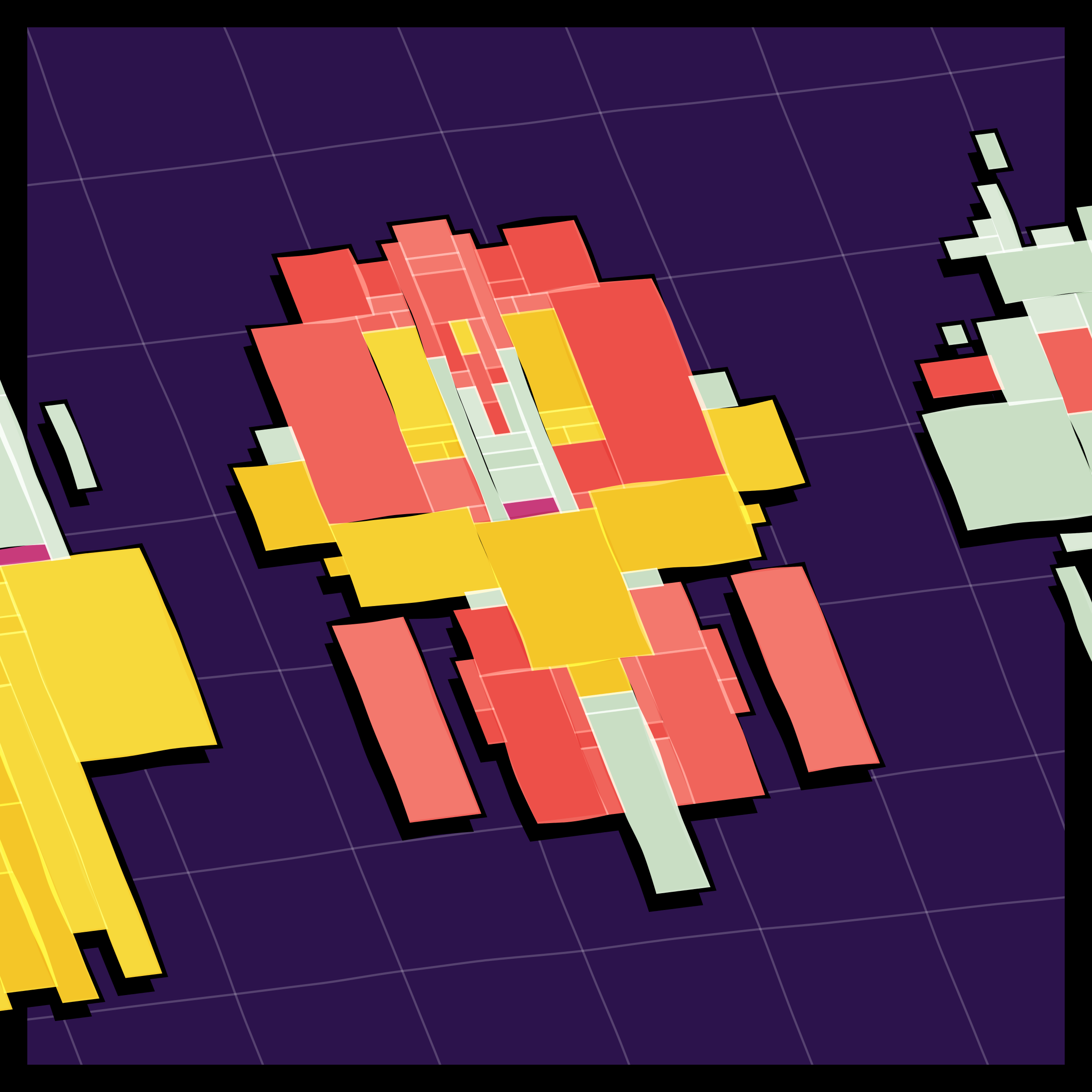 Art Blocks - Art Blocks v2 - Paper Armada #2081 - NFT # 37002081