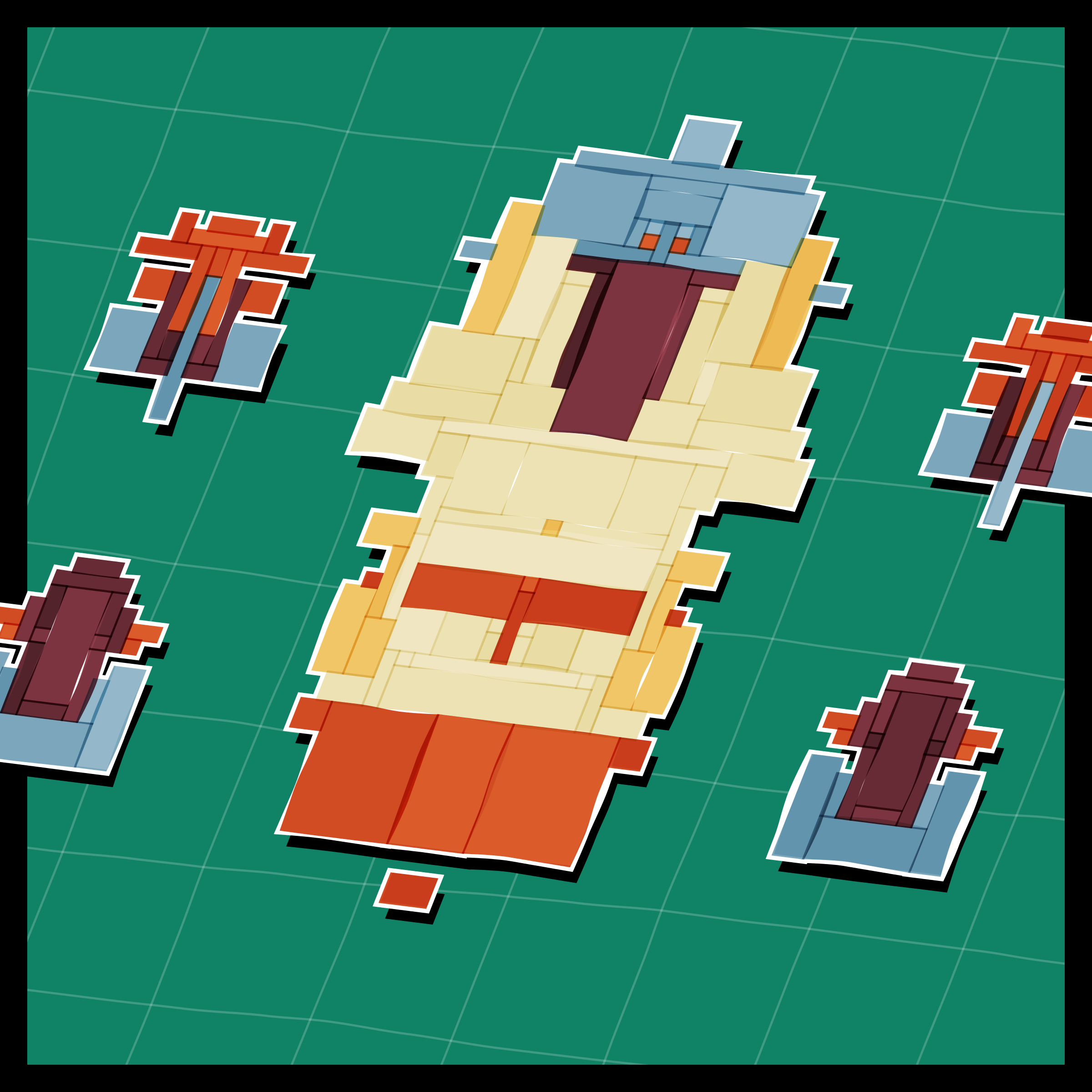 Art Blocks - Art Blocks v2 - Paper Armada #2082 - NFT # 37002082