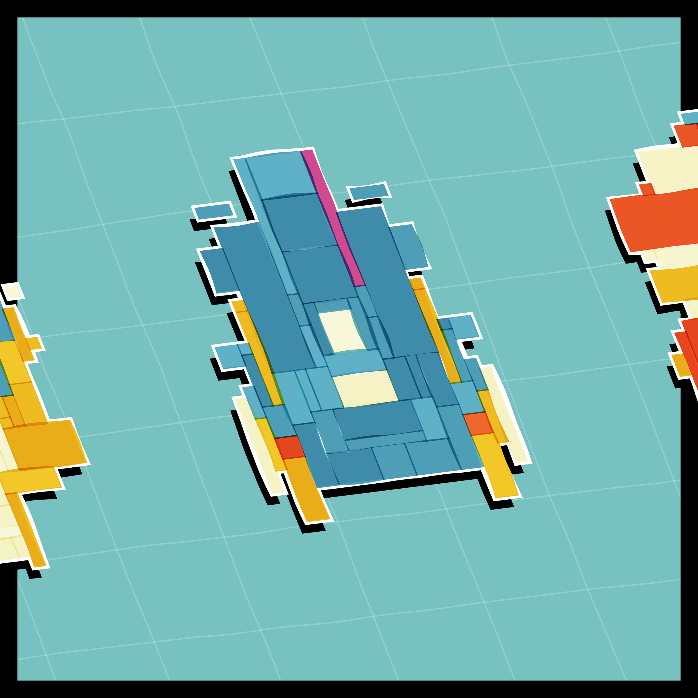 Art Blocks - Art Blocks v2 - Paper Armada #2091 - NFT # 37002091