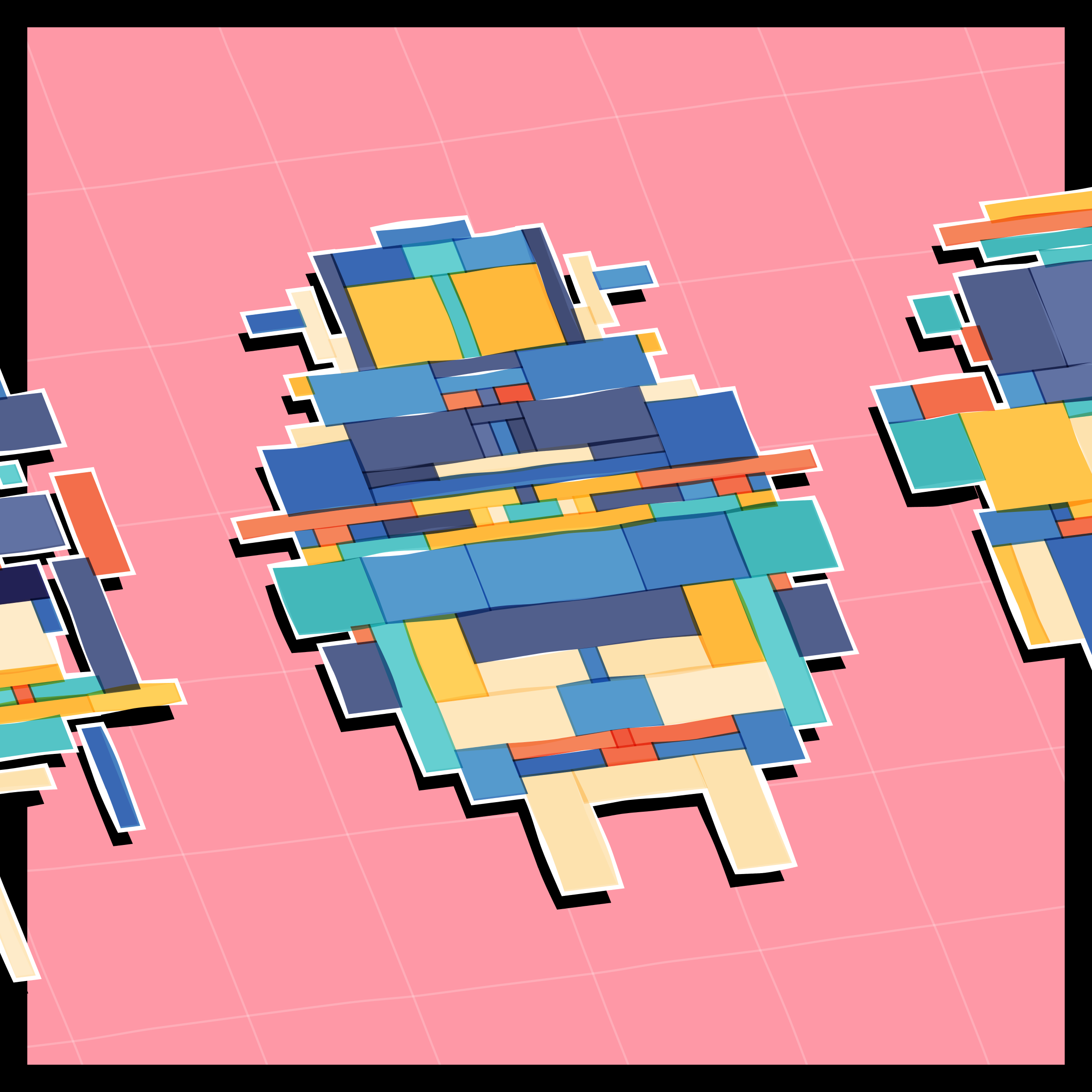 Art Blocks - Art Blocks v2 - Paper Armada #2095 - NFT # 37002095