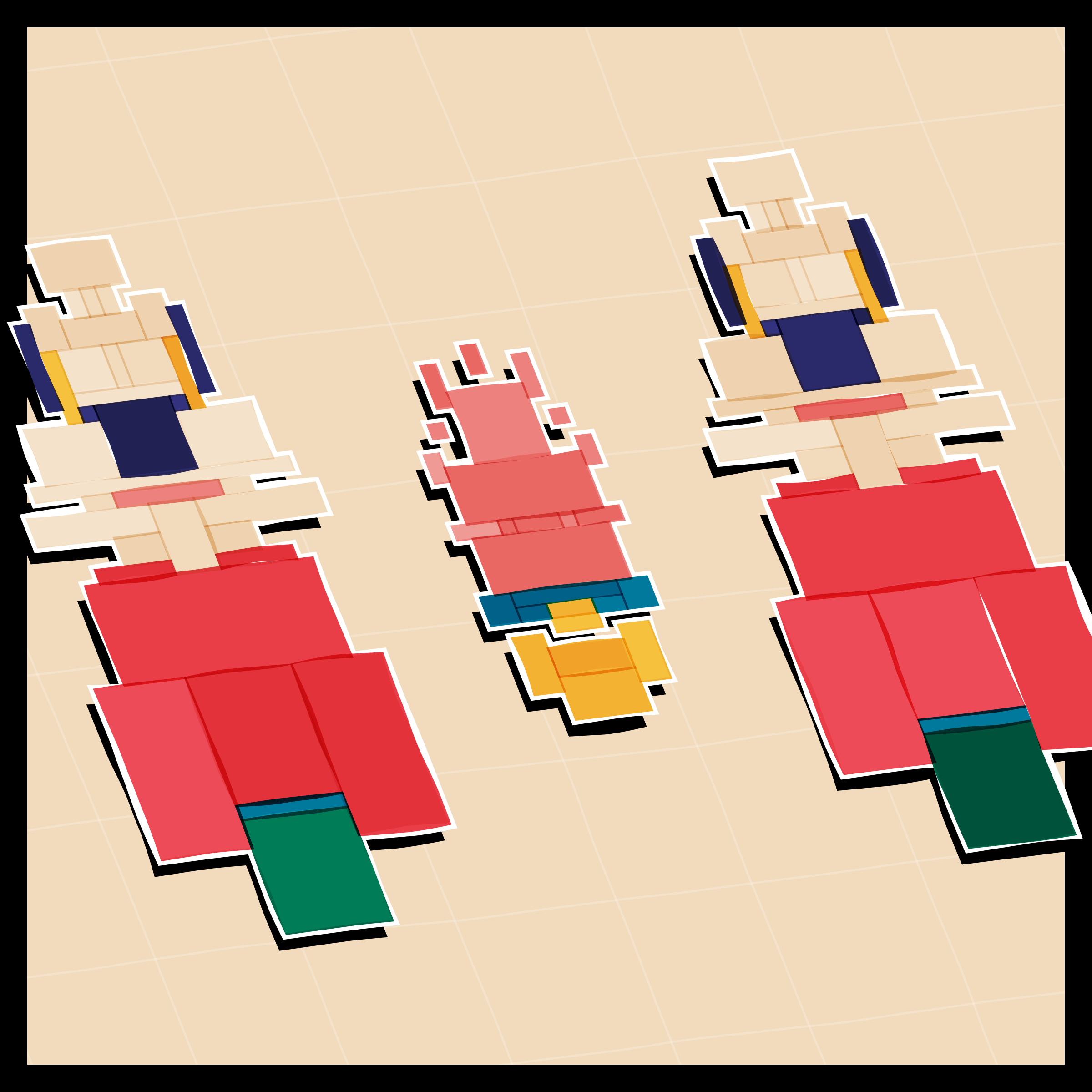 Art Blocks - Art Blocks v2 - Paper Armada #2101 - NFT # 37002101