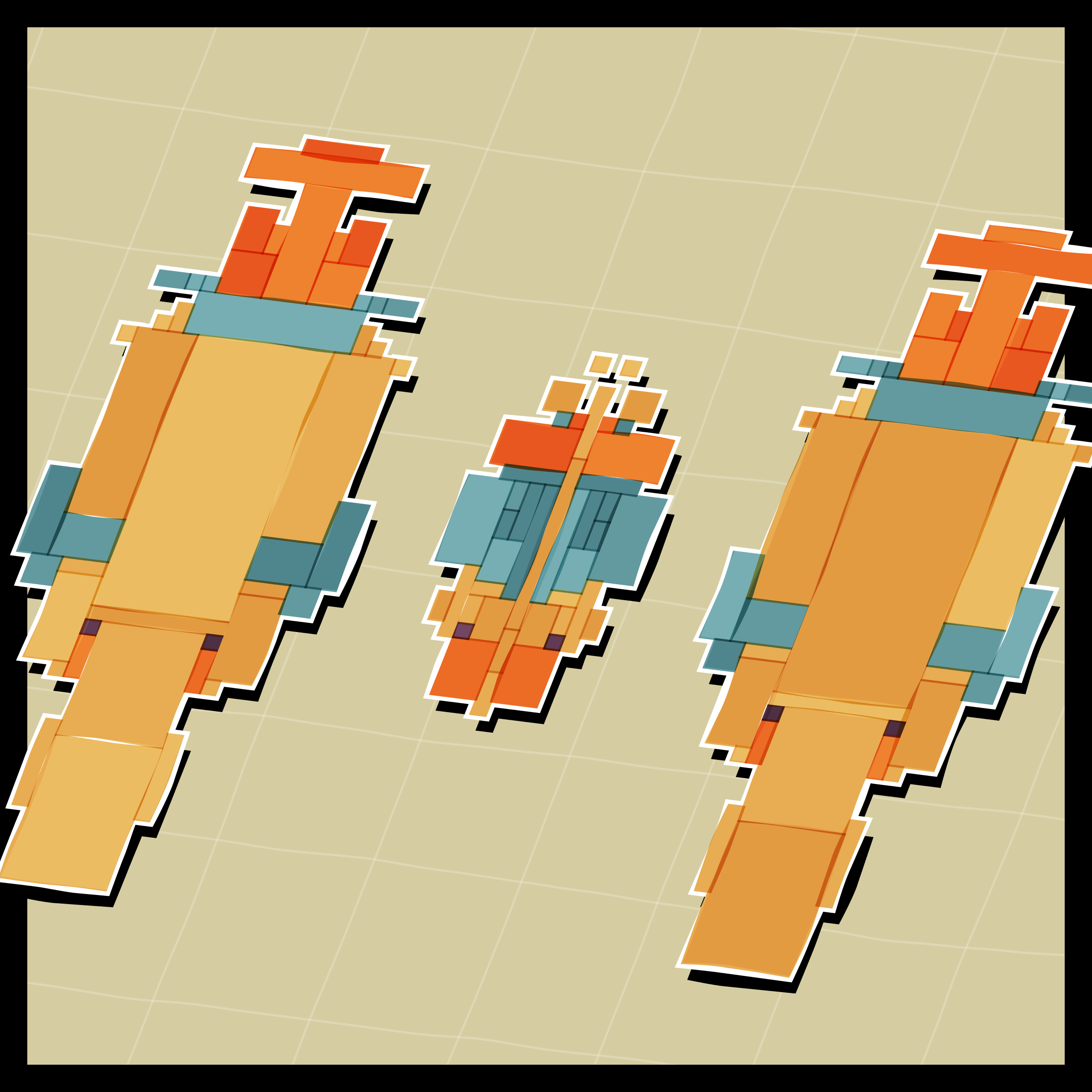 Art Blocks - Art Blocks v2 - Paper Armada #2103 - NFT # 37002103