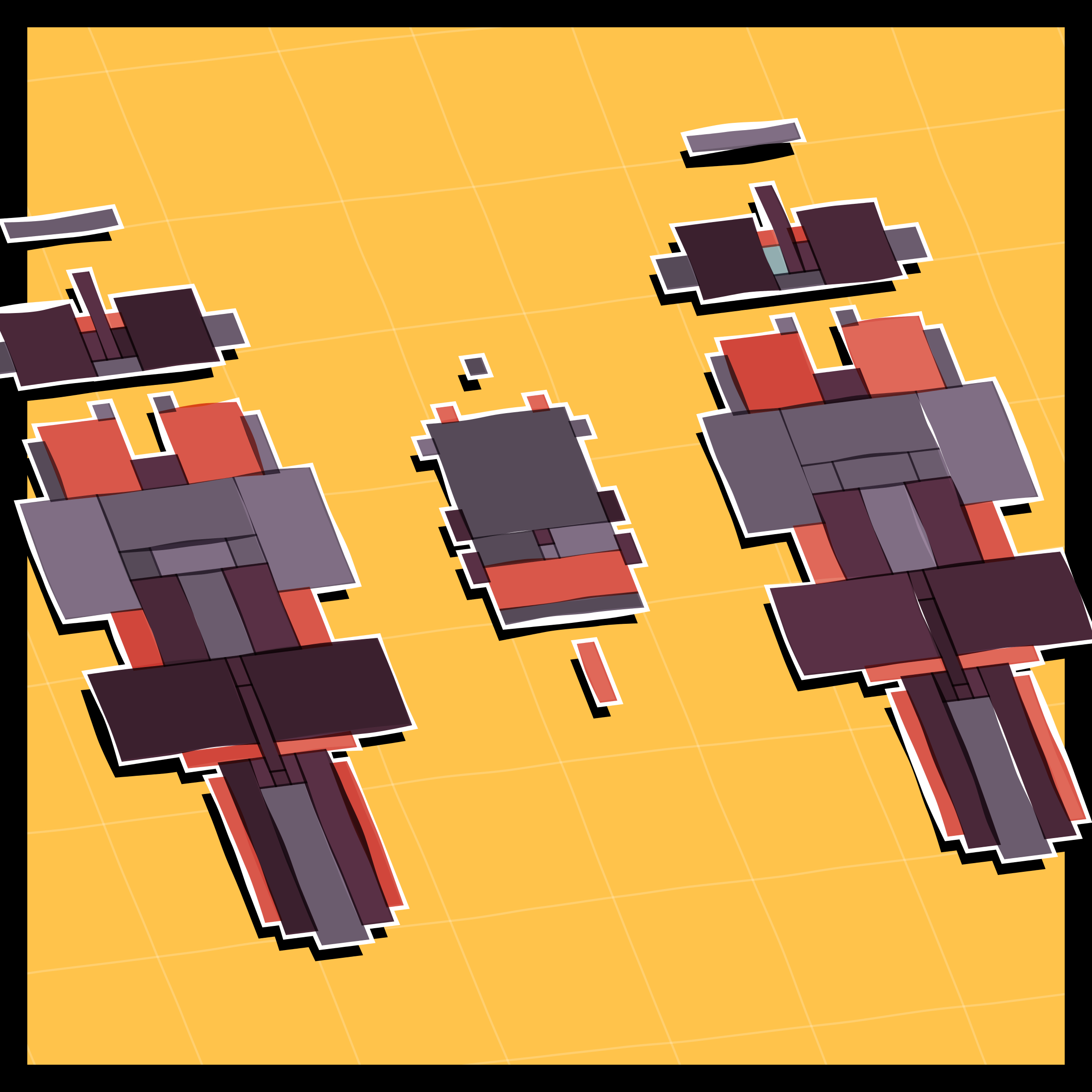 Art Blocks - Art Blocks v2 - Paper Armada #2106 - NFT # 37002106