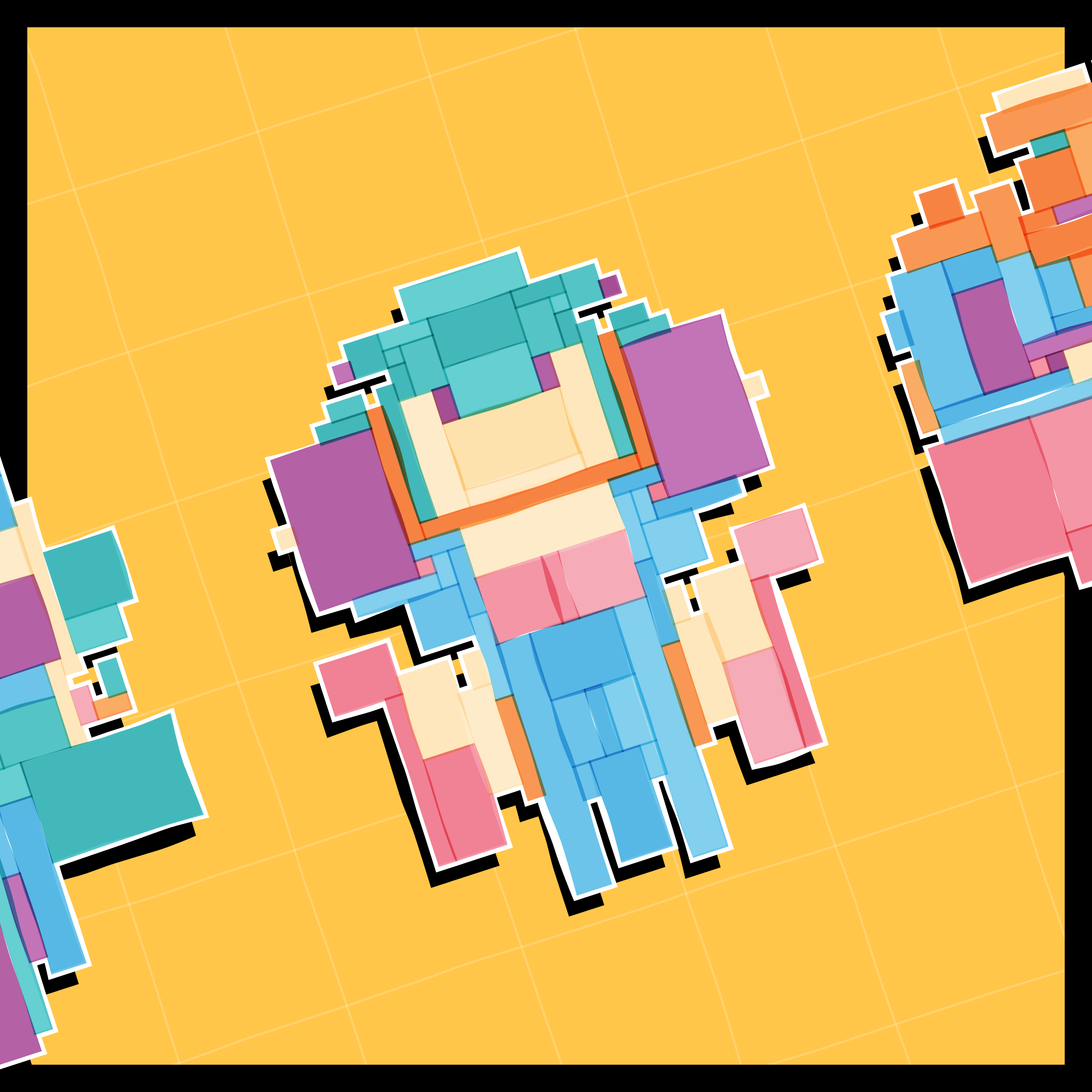 Art Blocks - Art Blocks v2 - Paper Armada #2112 - NFT # 37002112