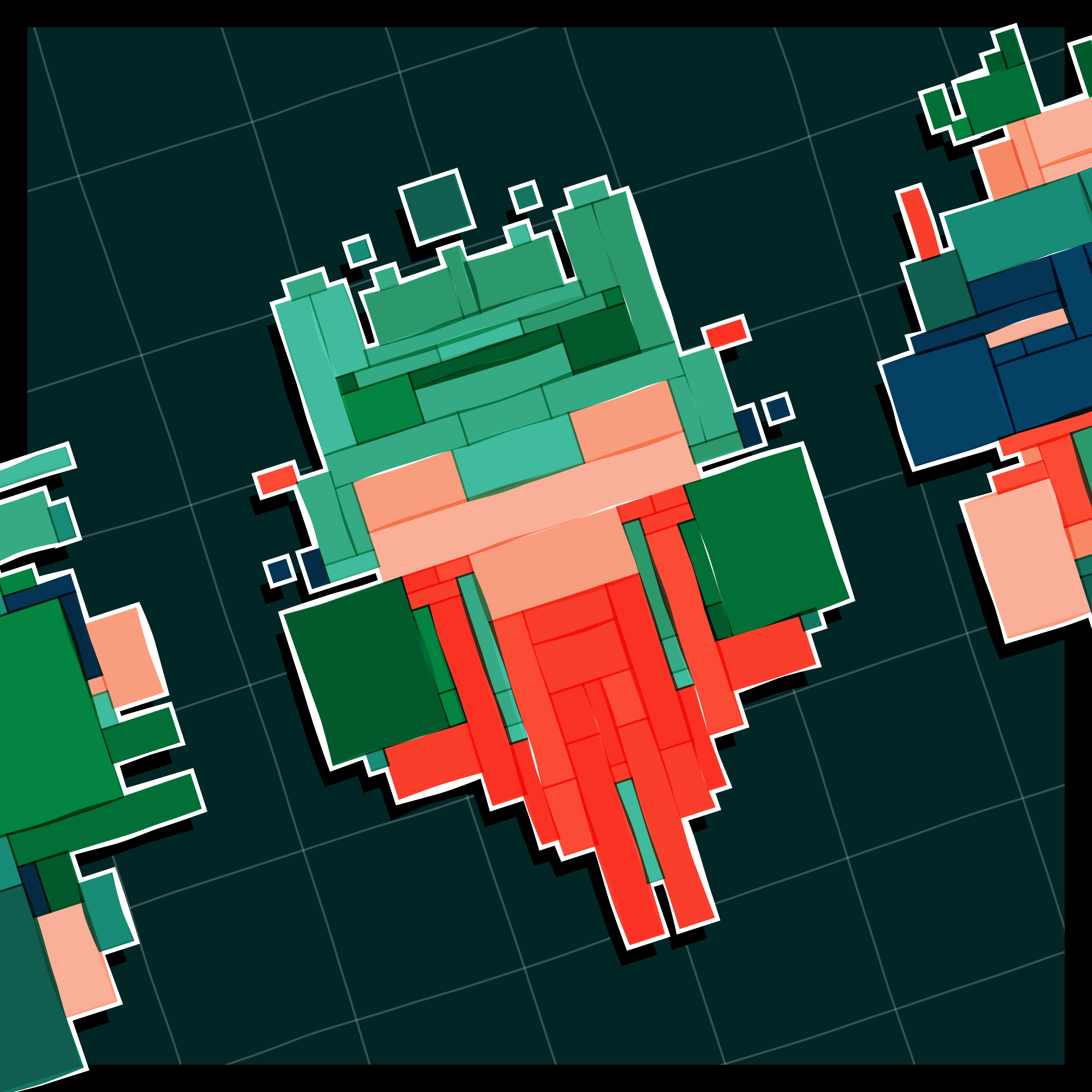 Art Blocks - Art Blocks v2 - Paper Armada #2122 - NFT # 37002122