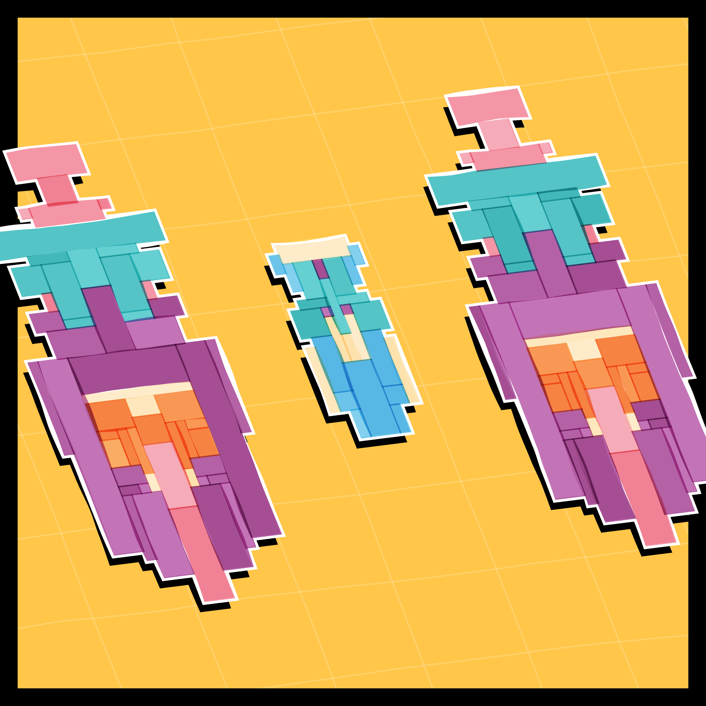 Art Blocks - Art Blocks v2 - Paper Armada #2130 - NFT # 37002130