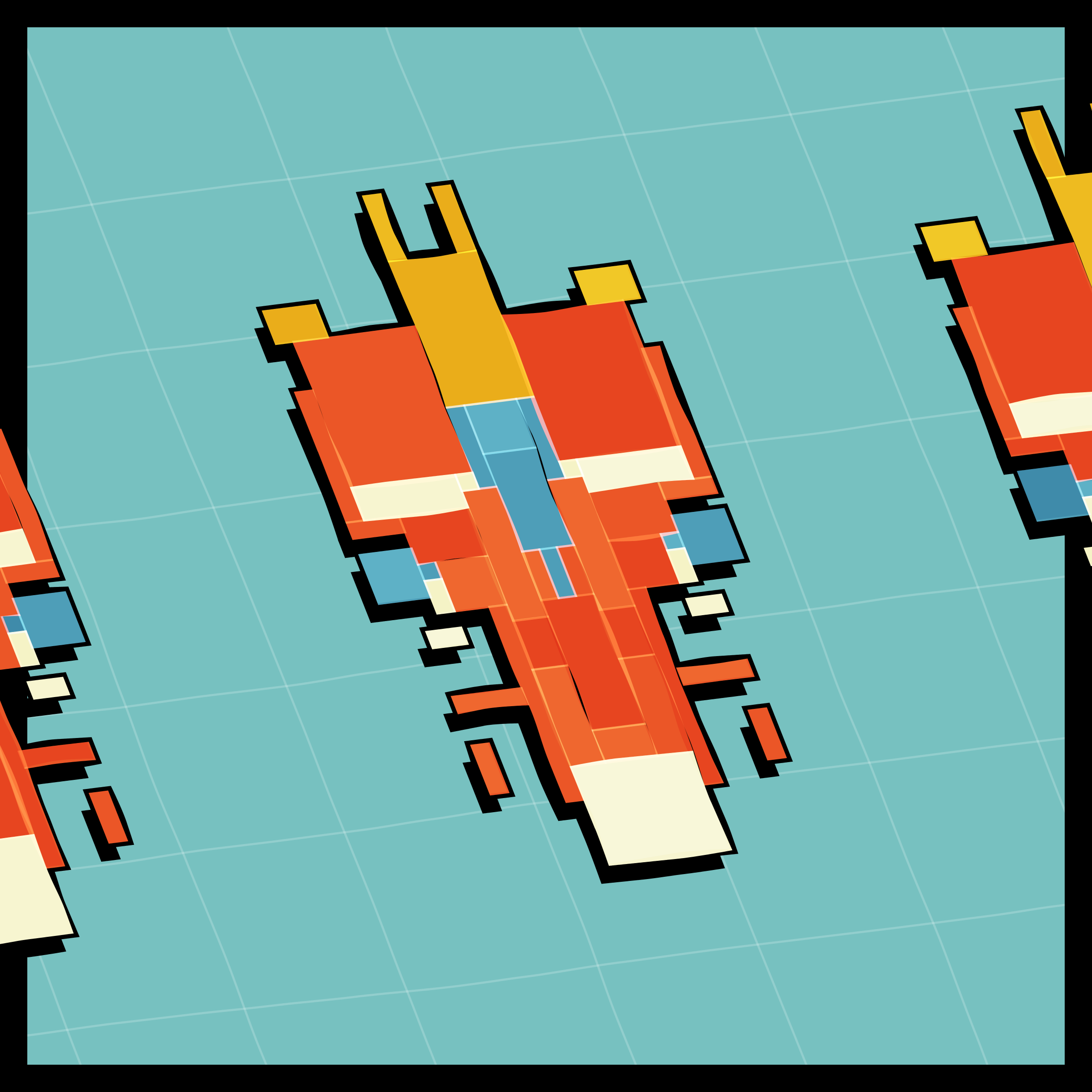 Art Blocks - Art Blocks v2 - Paper Armada #2133 - NFT # 37002133