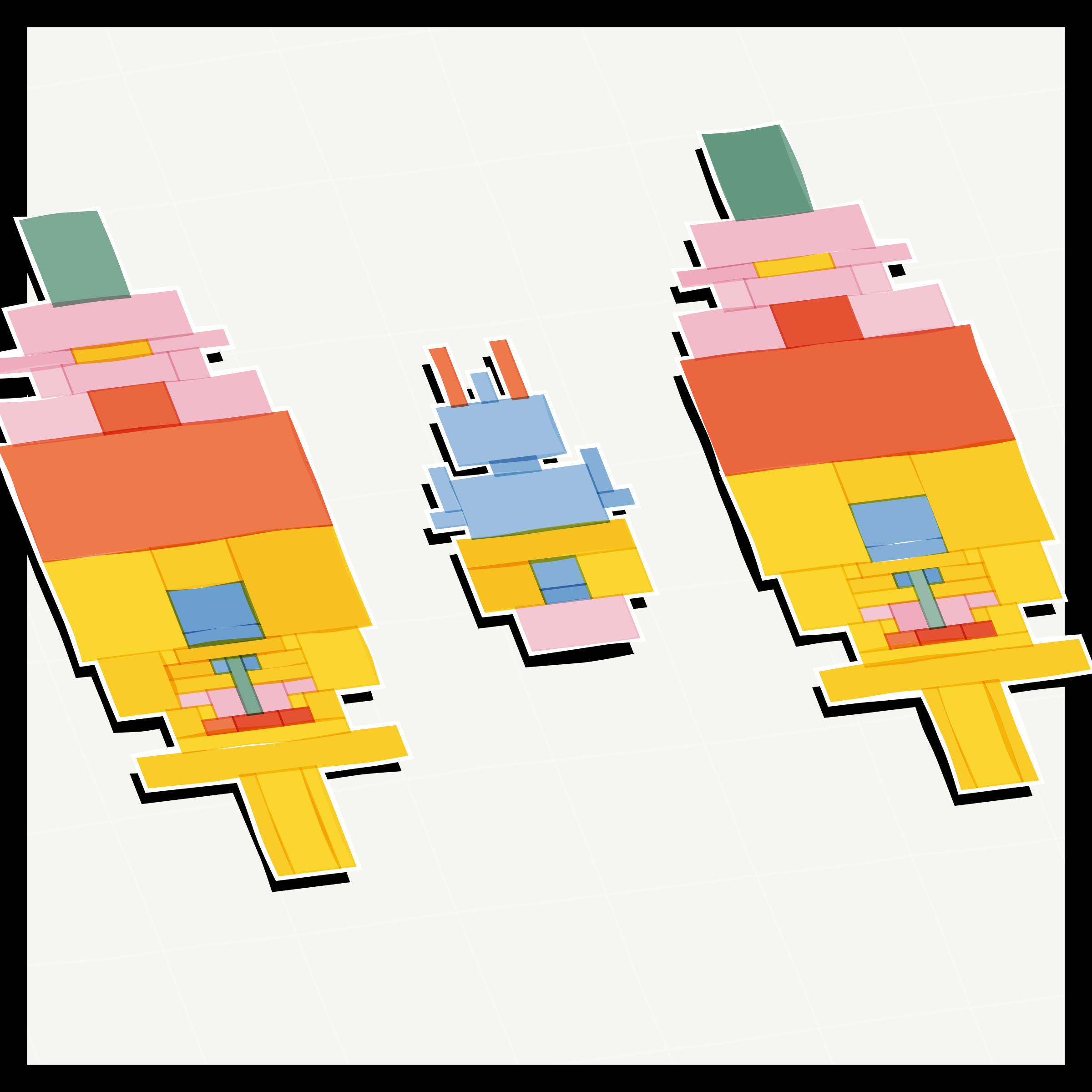 Art Blocks - Art Blocks v2 - Paper Armada #2134 - NFT # 37002134