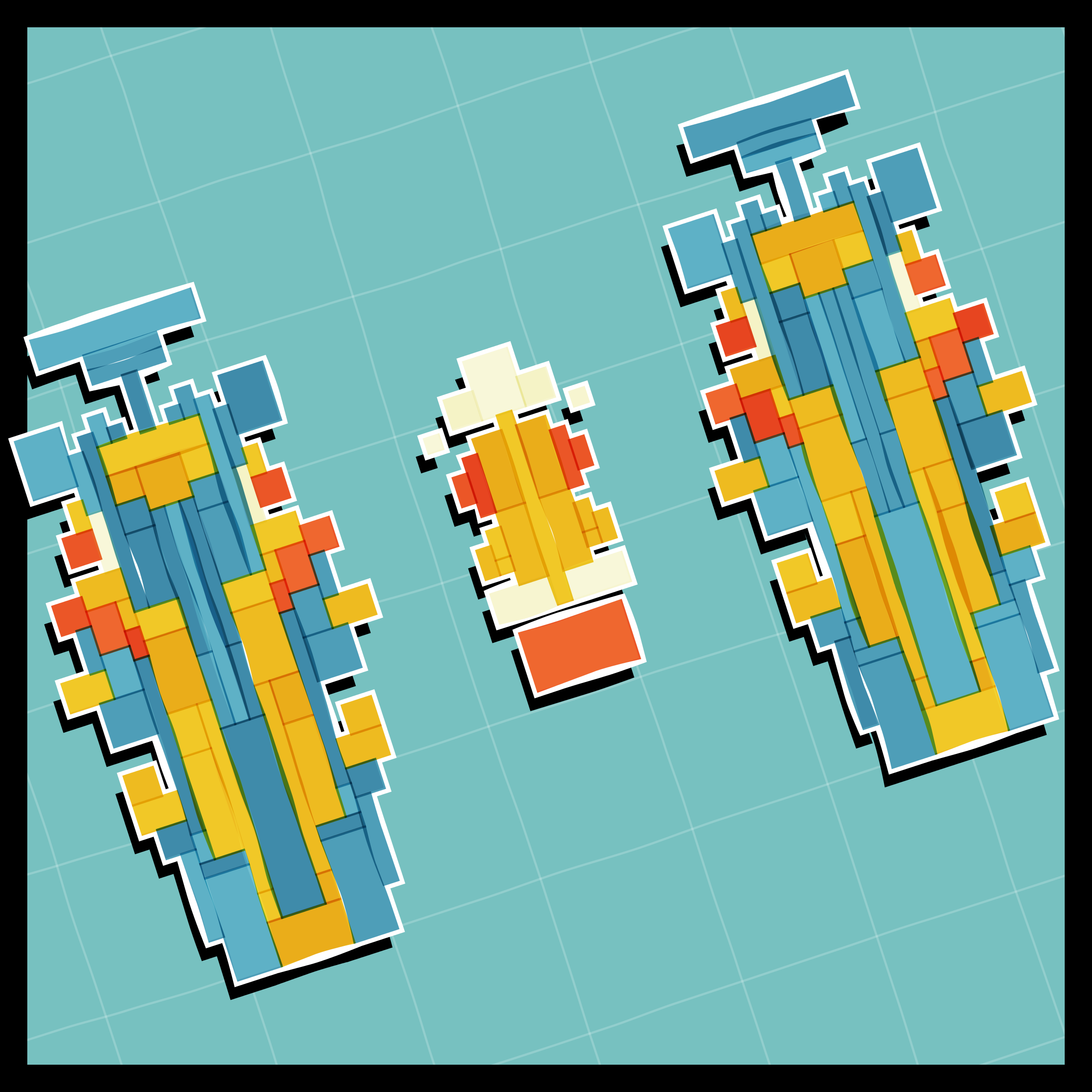 Art Blocks - Art Blocks v2 - Paper Armada #2141 - NFT # 37002141