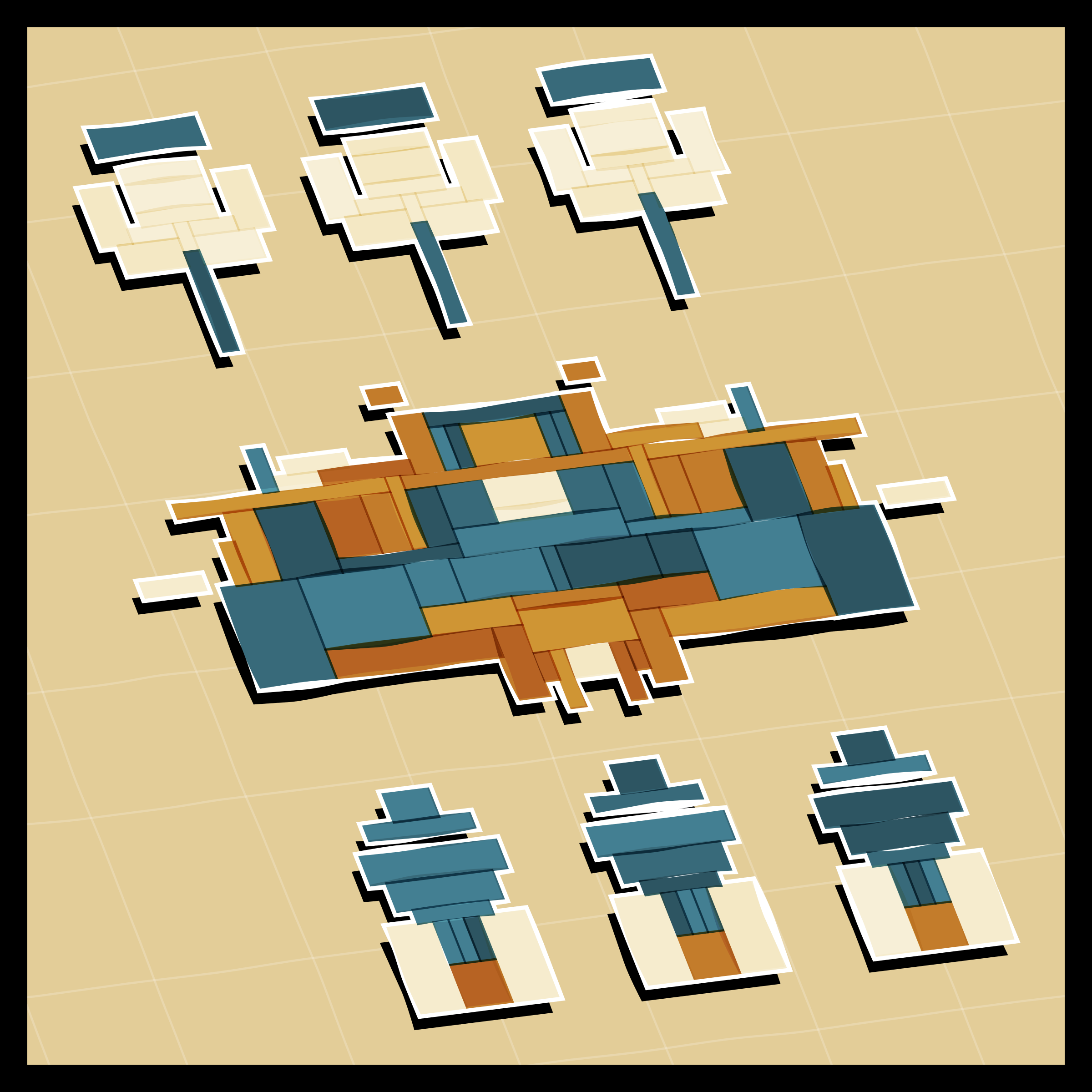 Art Blocks - Art Blocks v2 - Paper Armada #2150 - NFT # 37002150