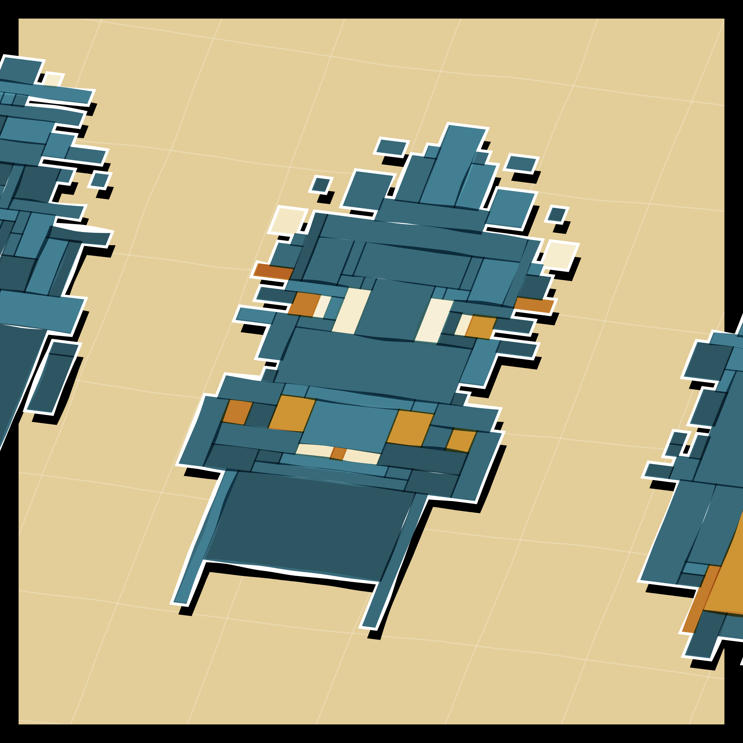 Art Blocks - Art Blocks v2 - Paper Armada #2152 - NFT # 37002152