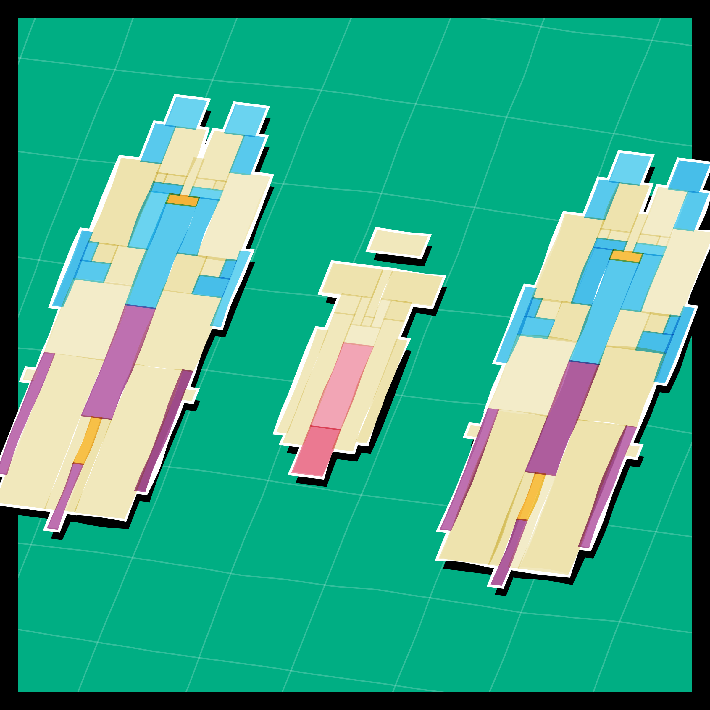 Art Blocks - Art Blocks v2 - Paper Armada #2154 - NFT # 37002154